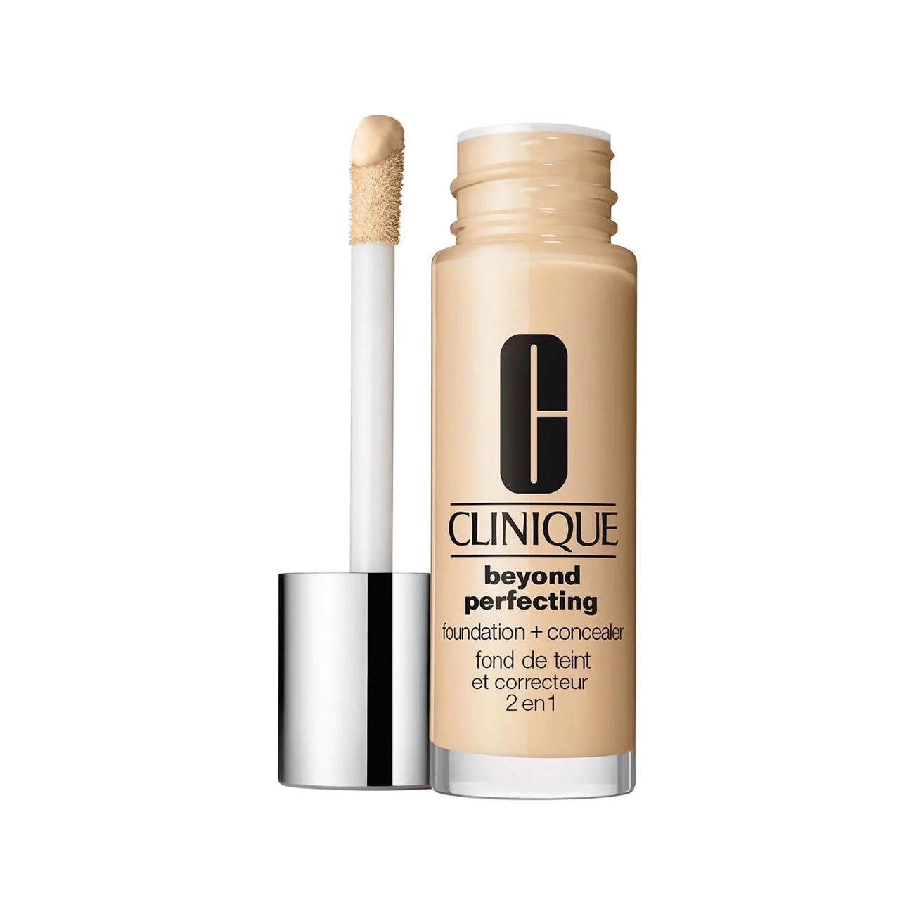 Beyond Perfecting Foundation + Concealer for Dry to Combination Oily Skin - Flawless Full Coverage Makeup for Day & Night Wear