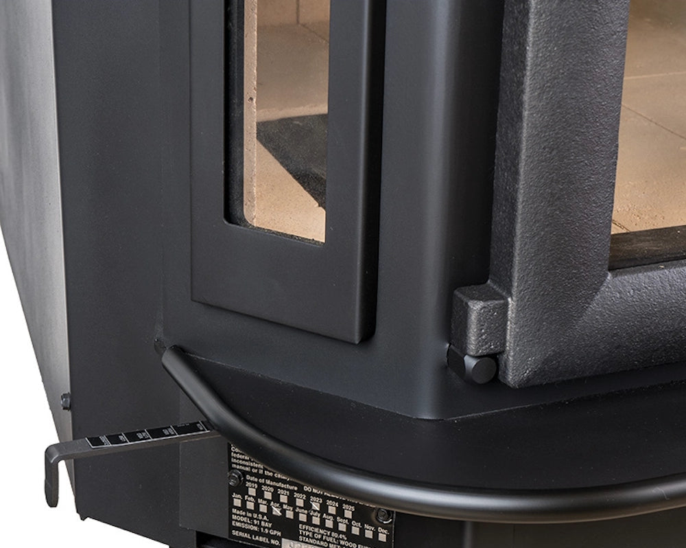 Buck Stove Model 91 Catalytic Wood Burning Fireplace Insert with Heat Activated Blower - Efficient Home Heating for Living Rooms, Cabins & Winter Warmth