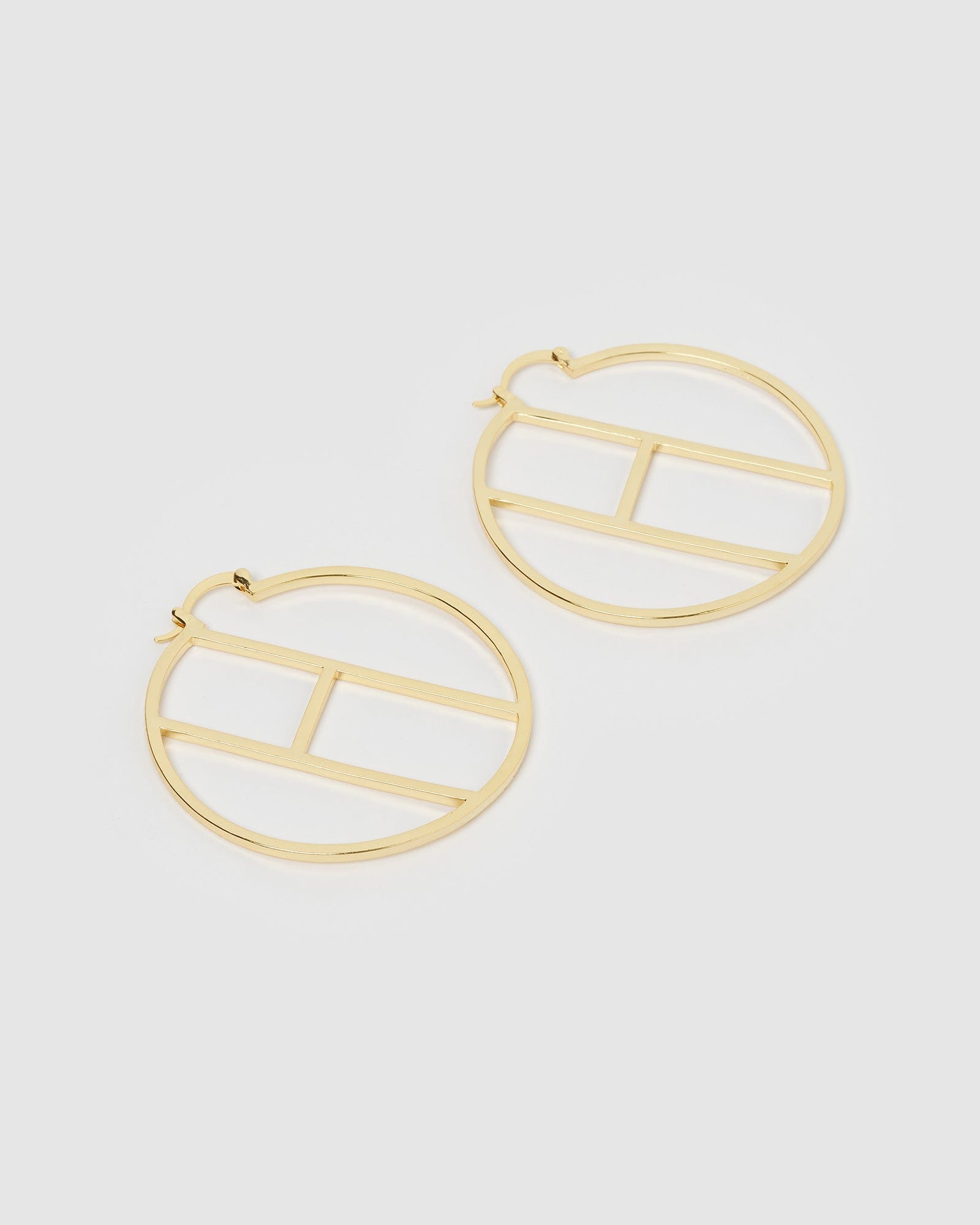 Izoa Alphabet Letter H Hoop Earrings - Sterling Silver Initial Jewelry for Women, Dainty & Minimalist Gift for Her - Perfect for Everyday Wear, Birthdays & Special Occasions
