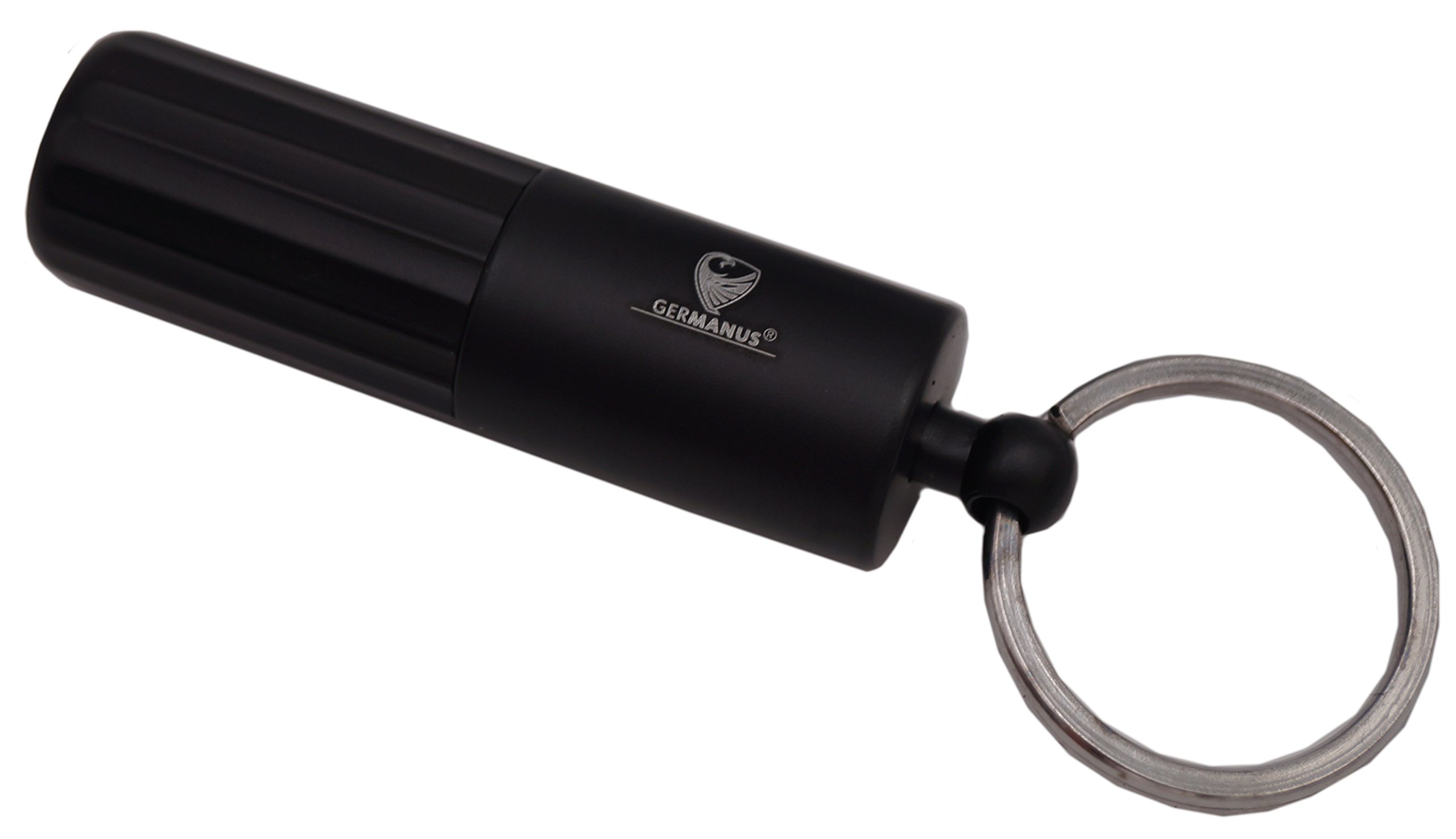 Premium GERMANUS Doppio Bucasigari Cigar Cutter - Sharp Stainless Steel Blades, Ergonomic Design, Matte Black Finish | Perfect for Cigar Enthusiasts, Gifts & Special Occasions