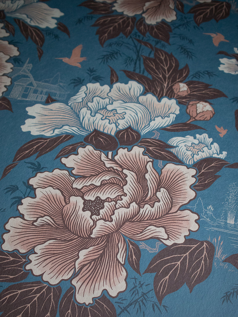 Bloomin' Marvellous Floral Wallpaper - Peel and Stick Removable Wallpaper for Bedroom, Living Room, Nursery | Easy DIY Home Decor