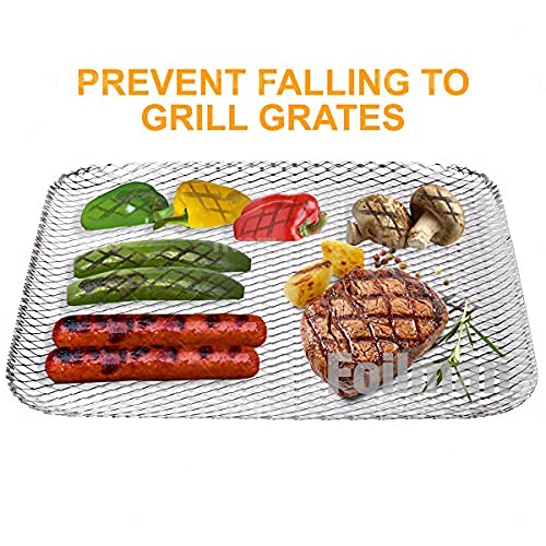Foilman Grill Toppers - 16 x 12 Inch Disposable BBQ Grill Mats (10 Pack) - Non-Stick & Durable for Hot Dogs, Burgers, Vegetables - Perfect for Backyard BBQs, Camping & Outdoor Cooking