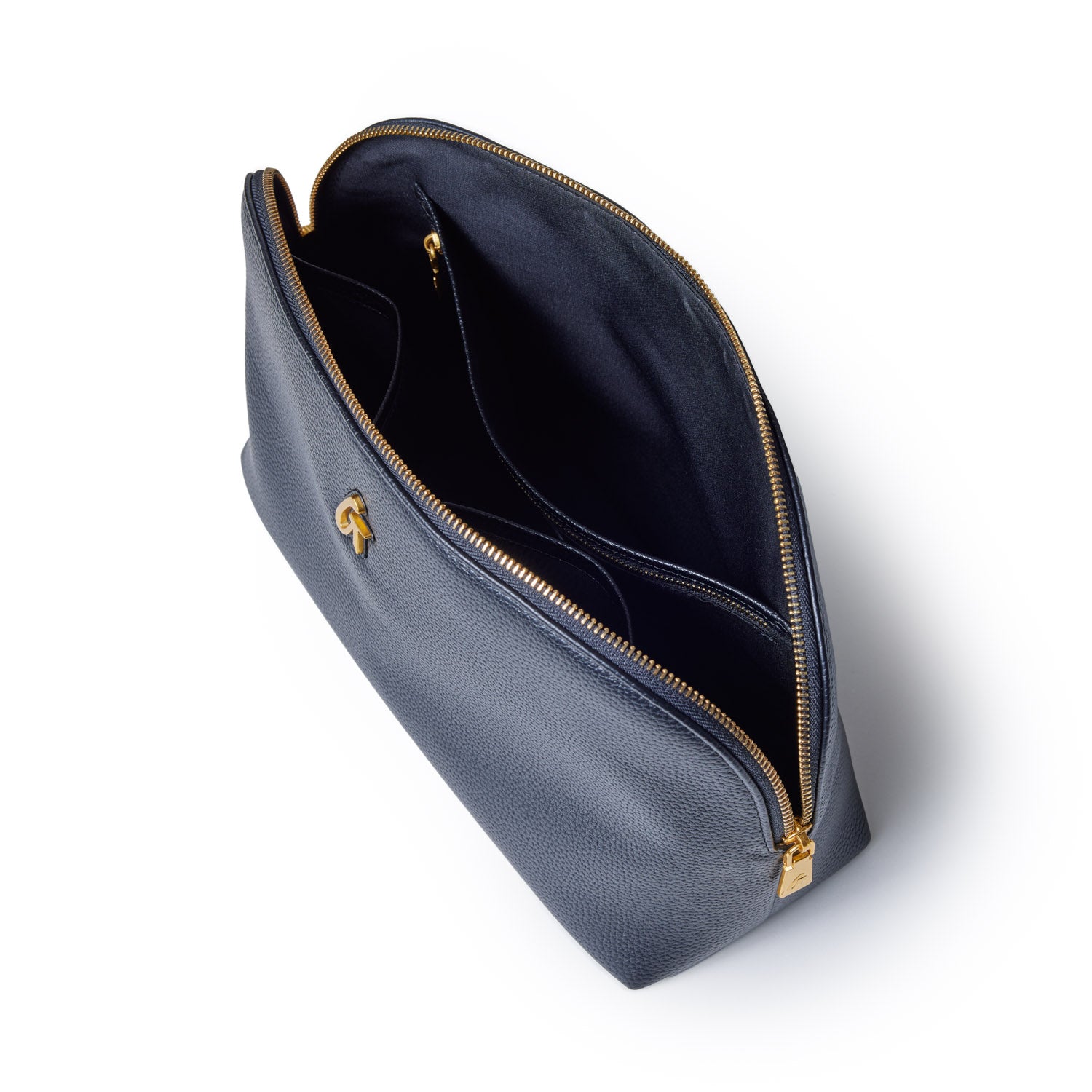 JUMBO PEBBLE COSMETIC POUCH - Large Travel Makeup Bag for Women, Waterproof Black Organizer (Perfect for Travel, Gym & Daily Essentials Storage)