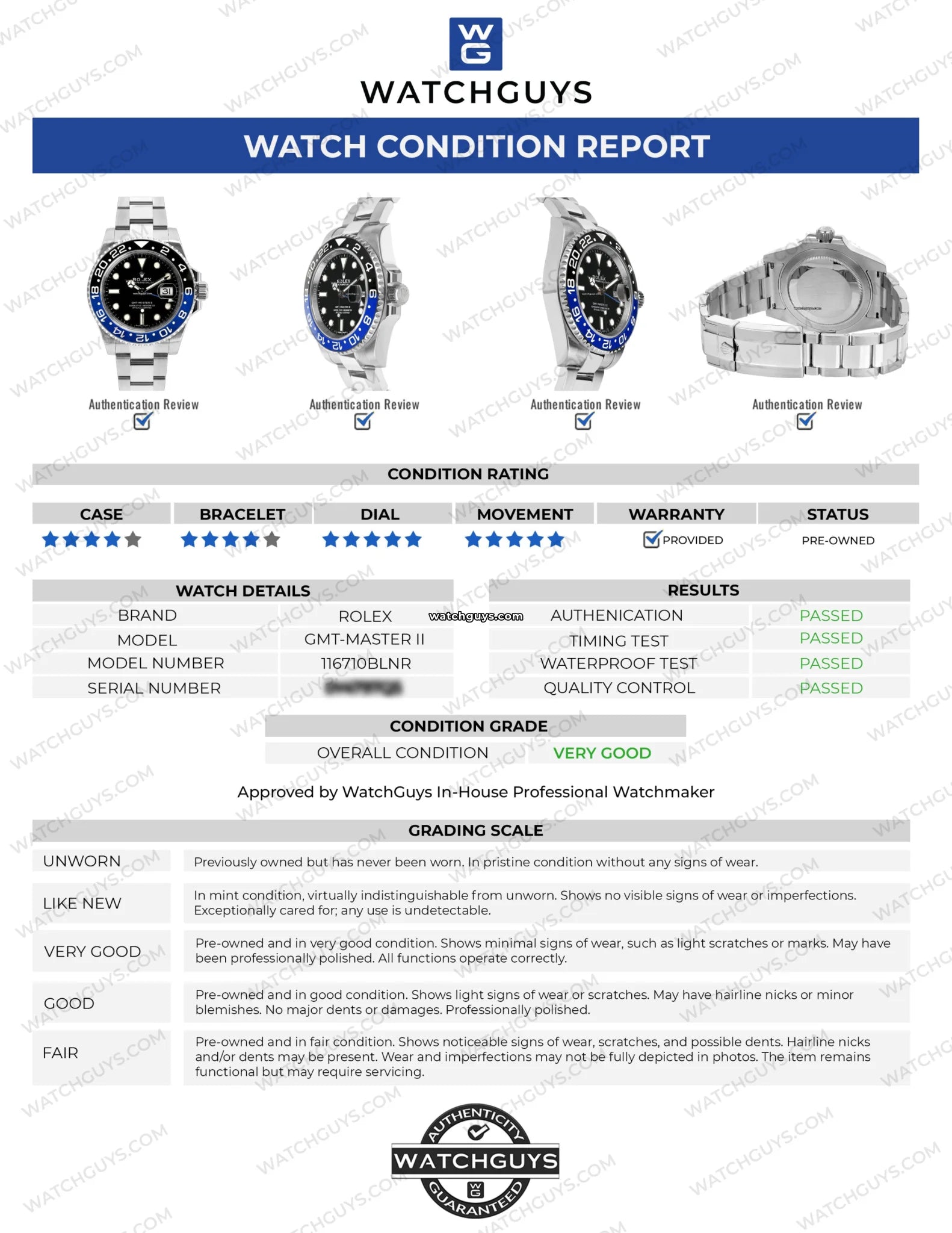 Rolex GMT Master II 116710BLNR Batman Watch - Stainless Steel Luxury Timepiece for Men - Perfect for Travel, Business & Everyday Wear