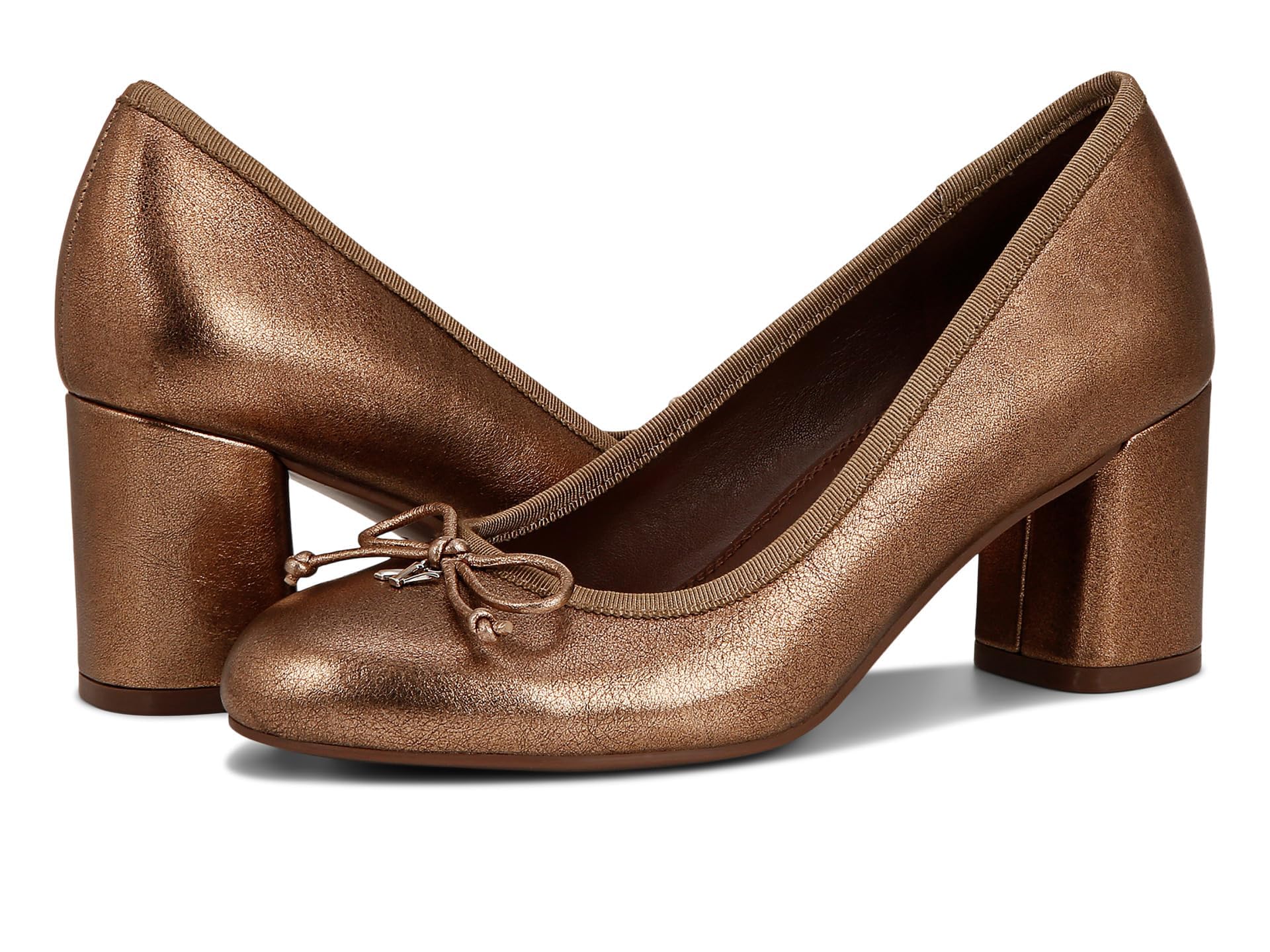 Naturalizer Women's Sienna Pump - Soft Bronze Leather Comfortable Heels for Work, Wedding & Office Wear