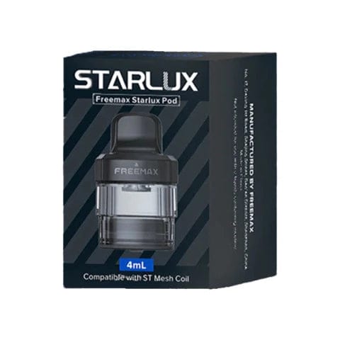 FreeMaX Starlux Replacement Pods - Compatible with Starlux Vape Device - 4 Pack - Refillable Vape Pods for Smooth Vaping Experience - Perfect for On-the-Go Use and Discreet Vaping