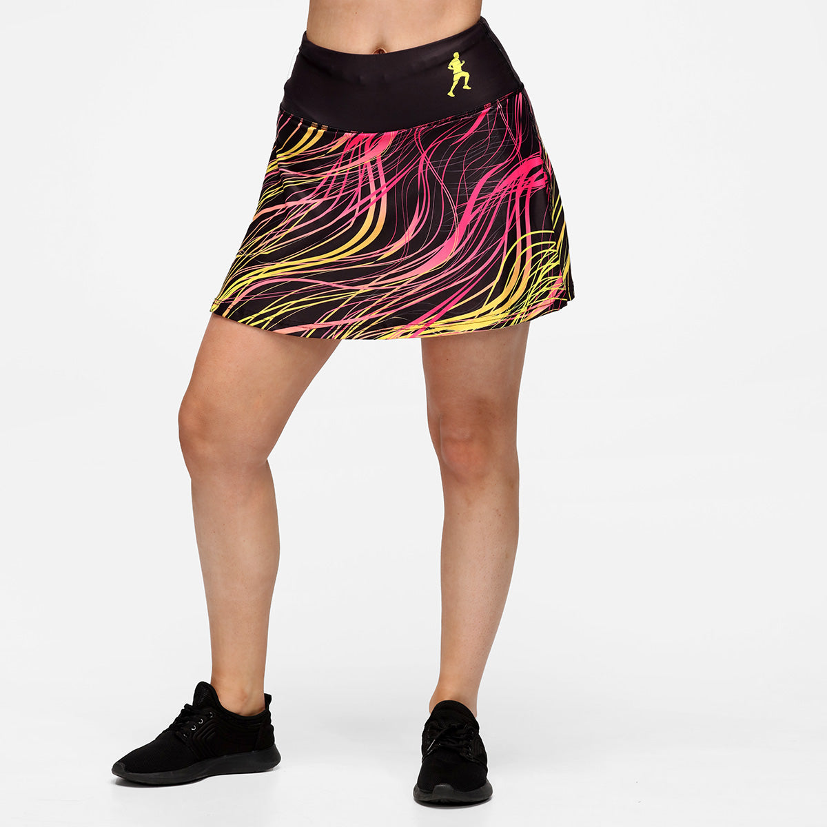 LLHM Sounds of London Skort - Women's Athletic Skirt with Built-in Shorts for Running, Yoga & Tennis | Comfortable & Stylish Activewear