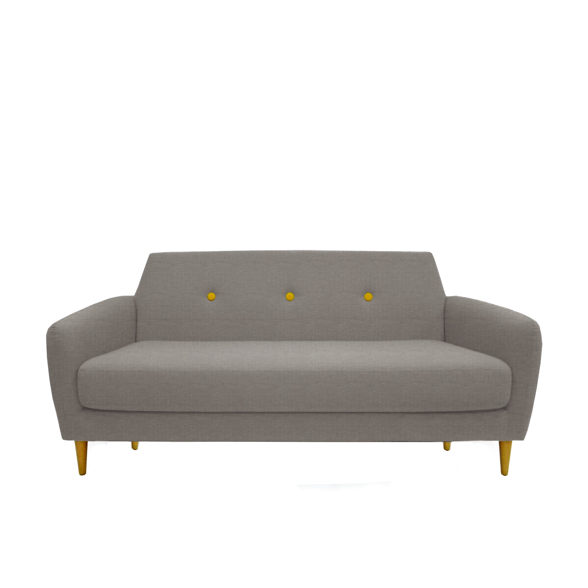 Alto 3-Seater Sofa with AquaClean Fabric | Modern Living Room Furniture for Home & Office | Perfect for Small Spaces & Family Gatherings