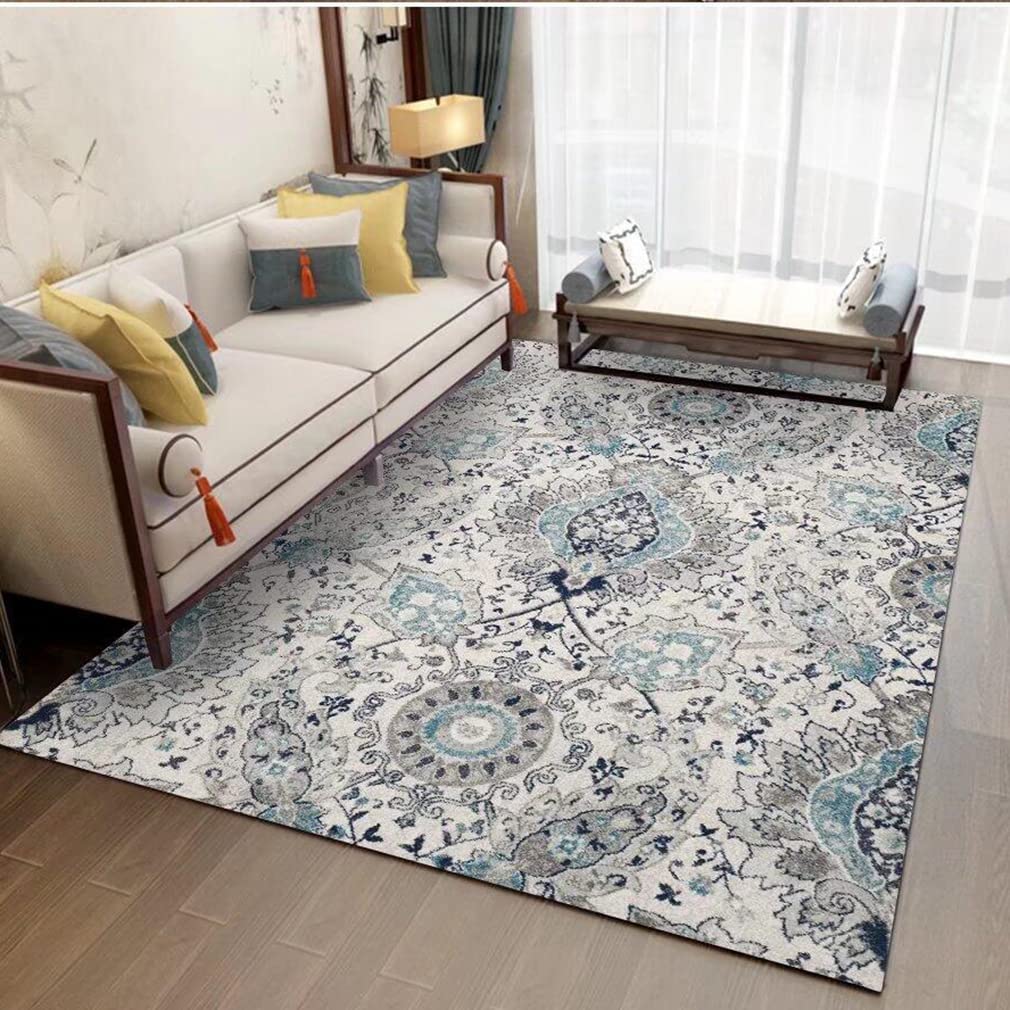 Premium Ultra Soft Cozy Lamb Velvet Persian Area Rug - Luxury Indoor/Outdoor Carpet for Living Room, Bedroom, Bathroom - Bohemian Distressed Runner Rug (2' x 4') - Perfect for Home Décor, Door Mat & Cozy Spaces