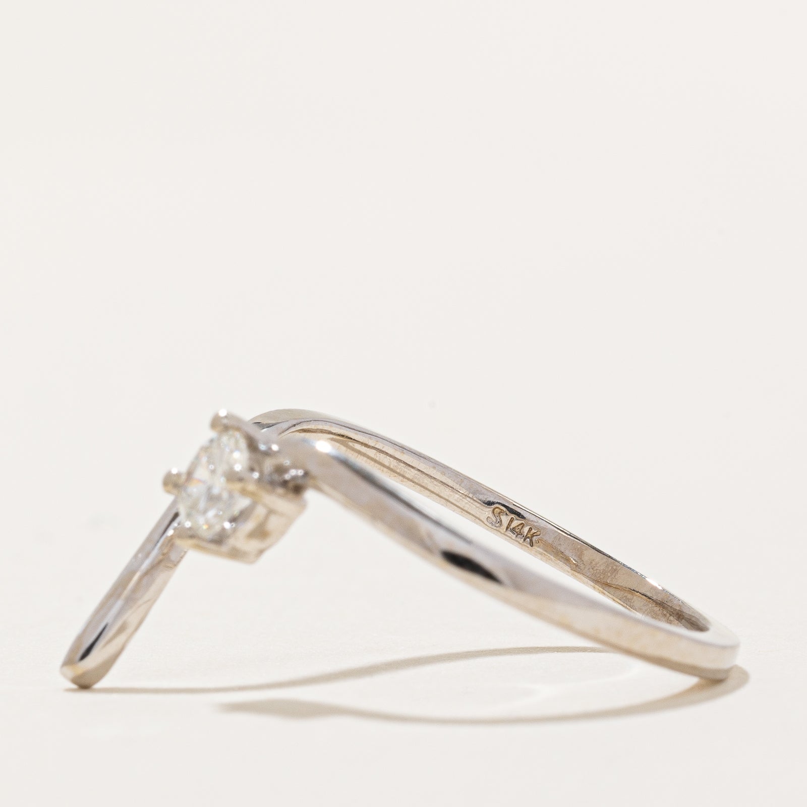 100 Ways' Diamond Freeform Engagement Ring | 0.22ct & 0.25ct | Size 7 | Perfect for Proposals, Anniversaries & Special Occasions