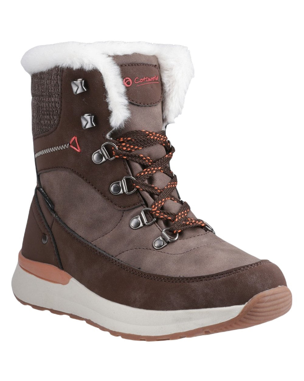 Cotswold Women's Sheepskin Hiking Boots - Waterproof Winter Snow Boots for Outdoor Trekking & Camping - Warm Comfortable Ankle Boots for Hiking, Walking & Cold Weather Adventures