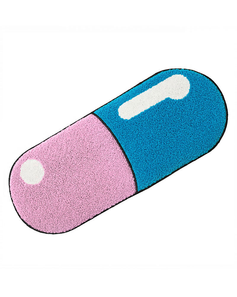 Harukiya Large Chenille Back Patch for Capsule Pill - Soft & Durable Embroidered Iron-On Patch for Jackets, Bags & DIY Crafts