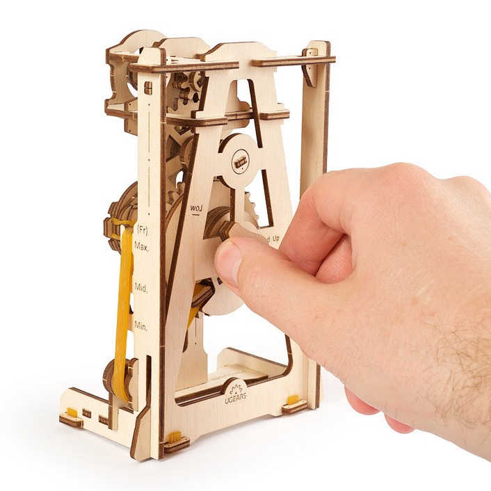 UGears Pendulum STEM LAB Educational Model Kit - DIY Wooden Mechanical Toy for Kids & Adults - Learn Physics & Engineering - Perfect for Science Projects, Home Decor & Gifts