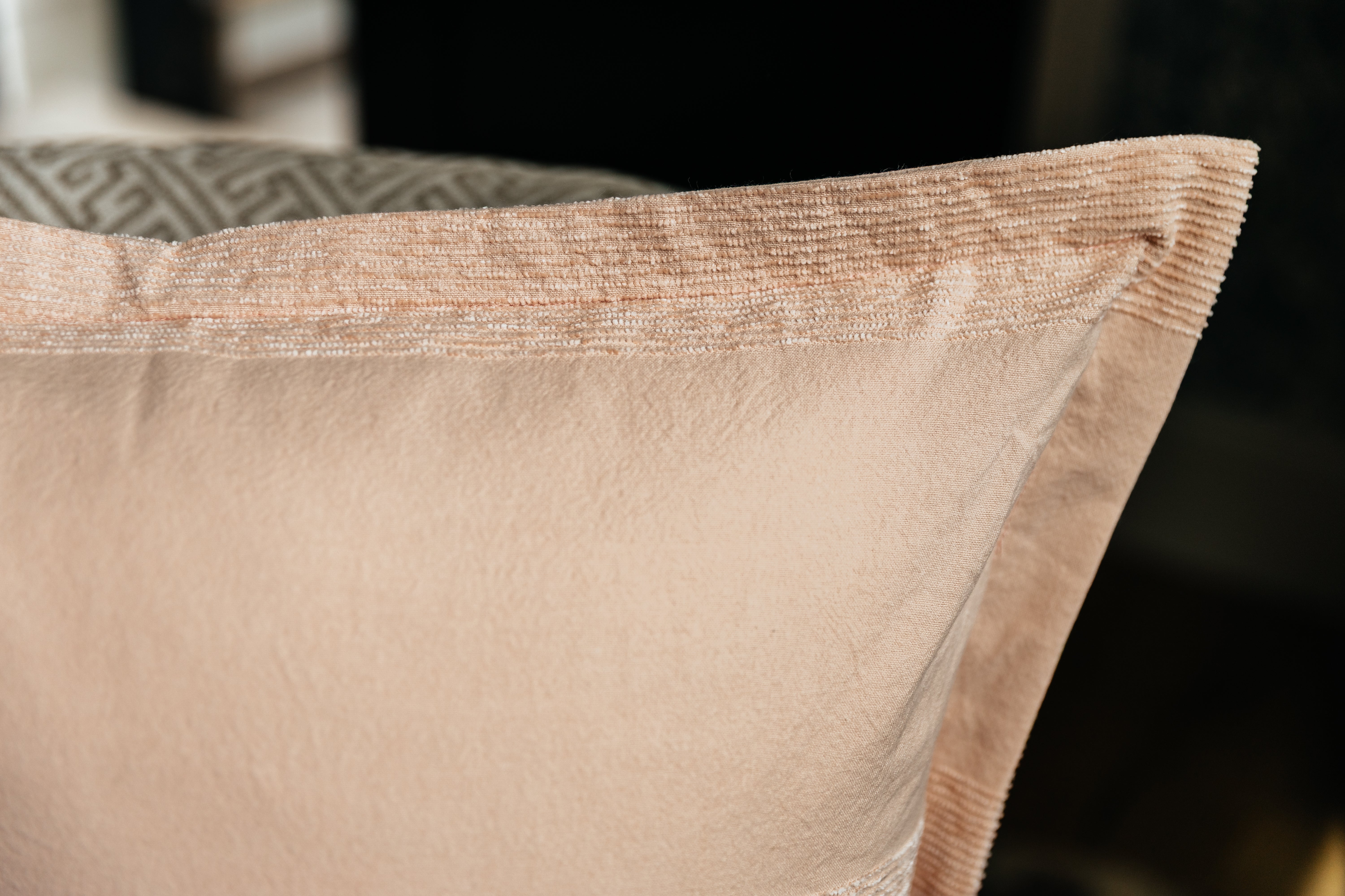 Luxury Gracie Euro Pillow Cover - 100% Cotton Decorative Sham - 26x26 Inches - Perfect for Bedroom, Living Room & Sofa Decor
