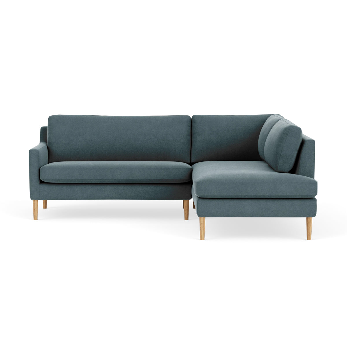 Astha Fabric Right Corner Sofa - Modern L-Shaped Sectional Couch for Living Room, Home Theater & Small Spaces | Comfortable & Stylish Lounge Furniture