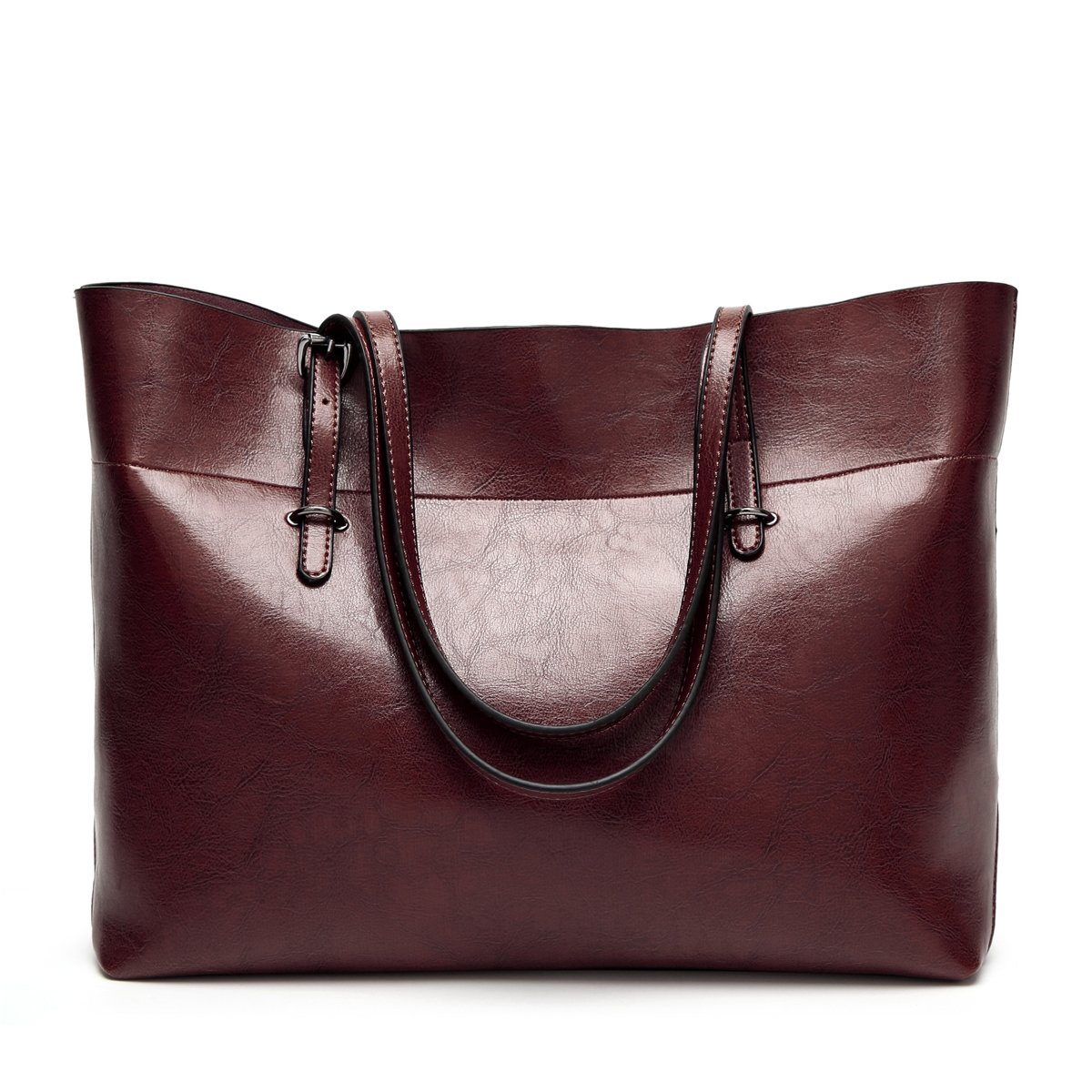 Stylish Women's PU Leather Shoulder Bag - Large Capacity Tote Purse for Work, Travel & Everyday Use | Durable Office Handbag with Multiple Pockets | Perfect for Commuting, Shopping & Business Meetings