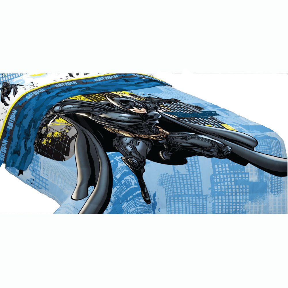 Batman Dark Knight Rises Twin Comforter Set - DC Comics Superhero Bedding for Kids & Adults - Perfect for Movie Nights & Superhero Themed Bedrooms