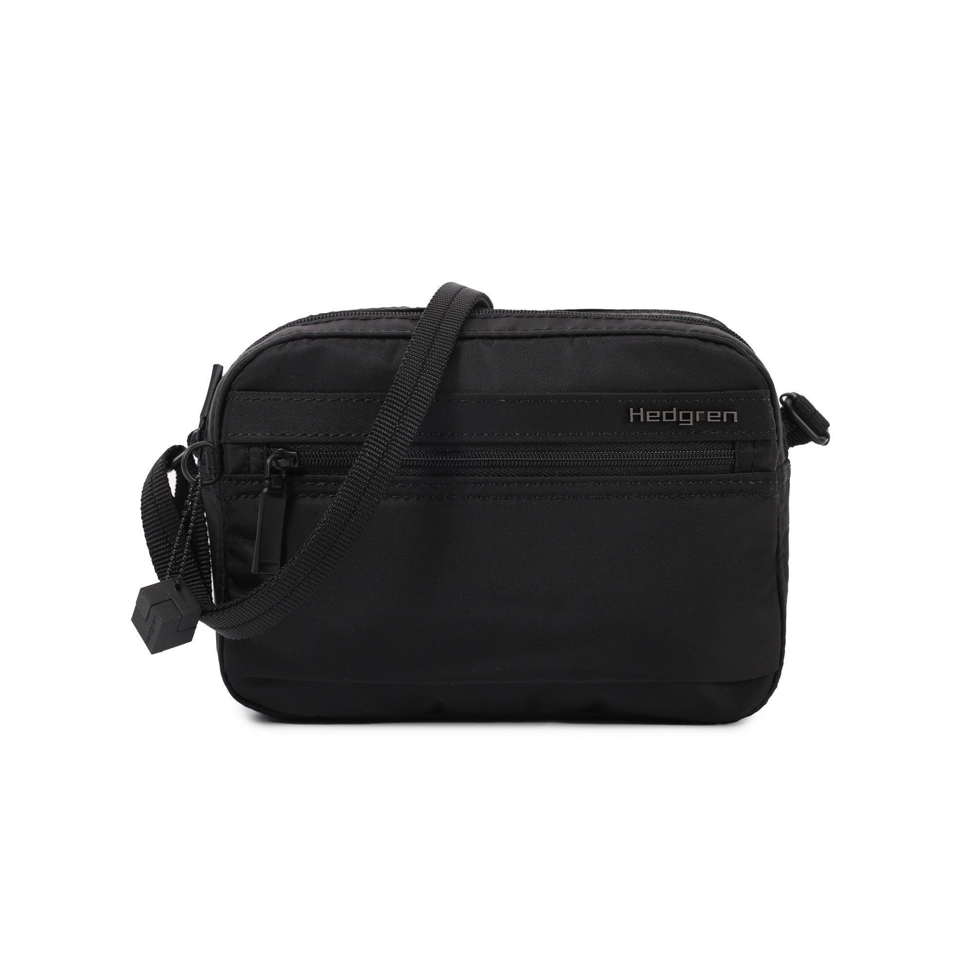 Hedgren Maia Small Crossover RFID Anti-Theft Bag with 2 Compartments - Black | Secure Travel & Everyday Essentials Organizer for Women