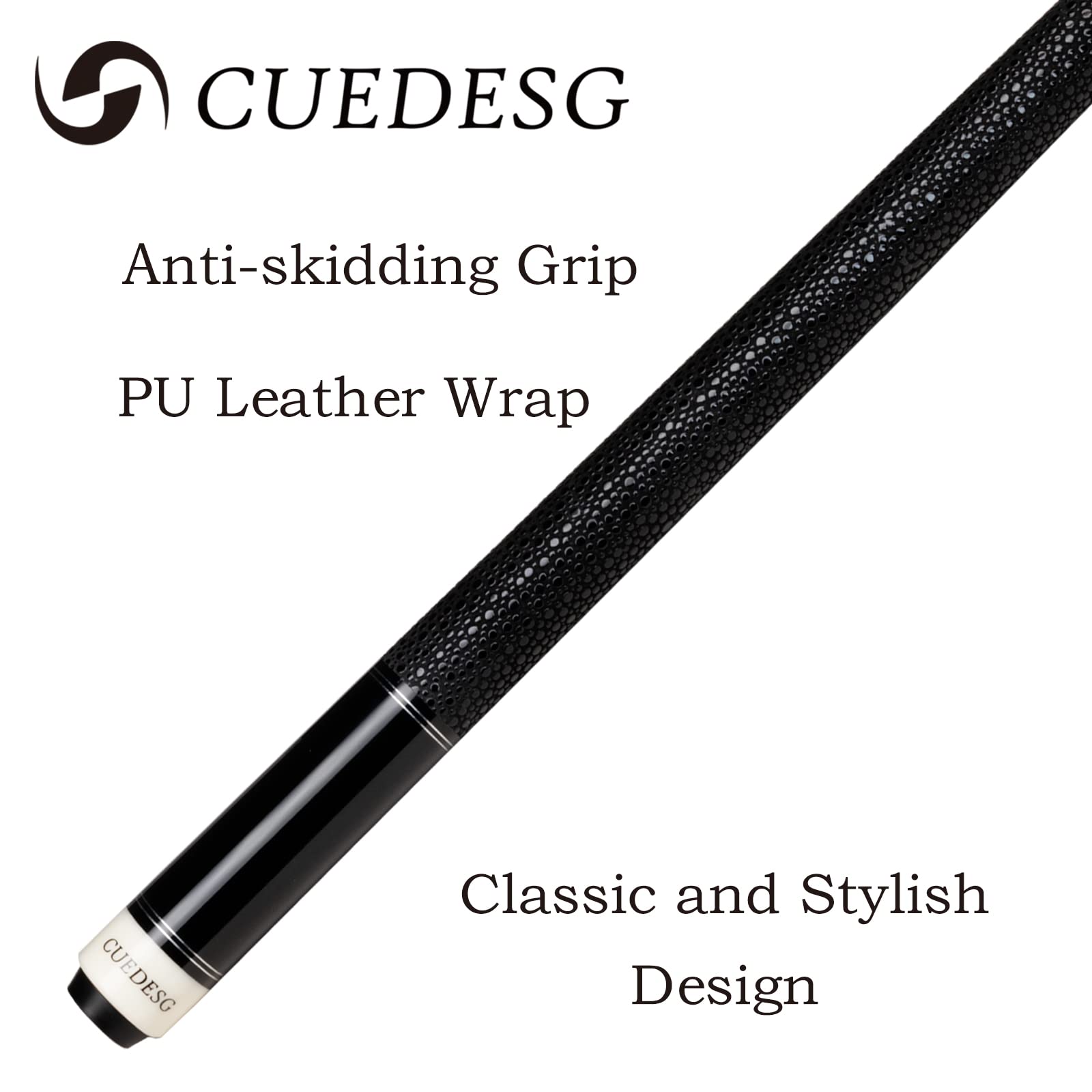 Premium Carbon Fiber Pool Cue Stick - 10.5mm/11.8mm/12.5mm Low Deflection Shaft - Professional Billiard Cue with Protective Case - Perfect for Tournament Play & Home Pool Tables