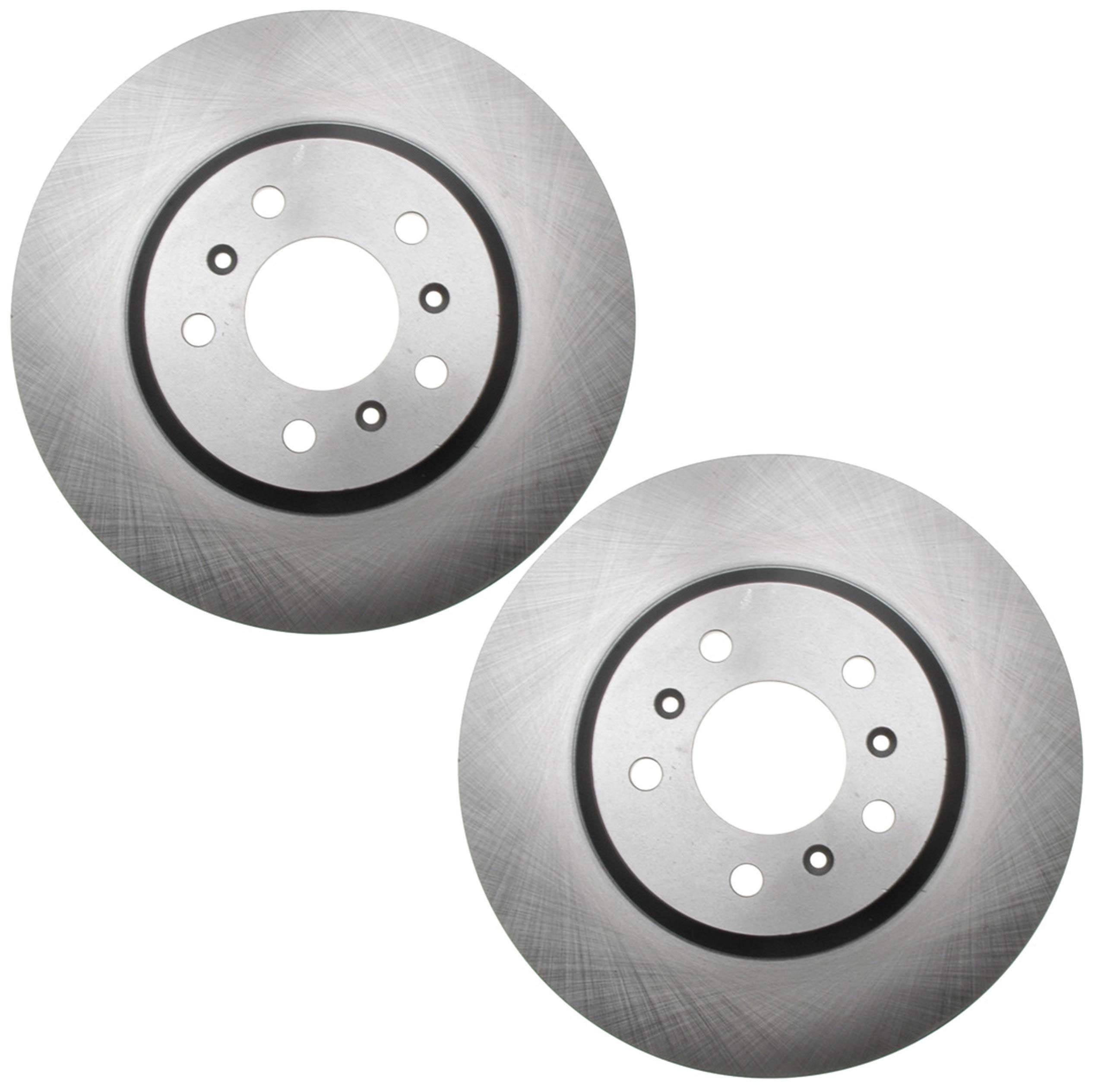 High-Quality Pair of 2 Brake Disc Rotors 302mm for Buick Lucerne & Chevy Impala - Perfect for Smooth Braking & Enhanced Safety on Highways & City Roads