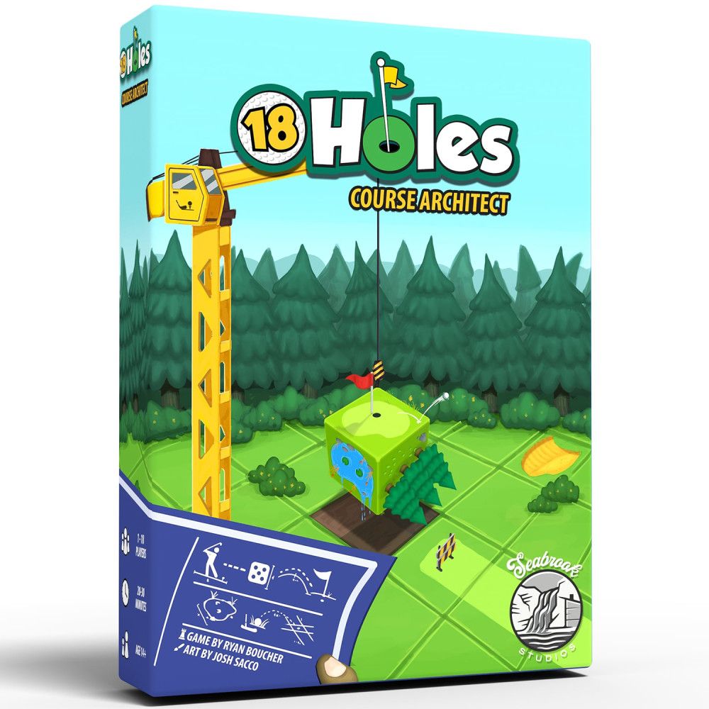 18 Holes: Strategic Roll & Write Golf Course Design Game for Adults - Perfect for Family Game Nights & Party Entertainment