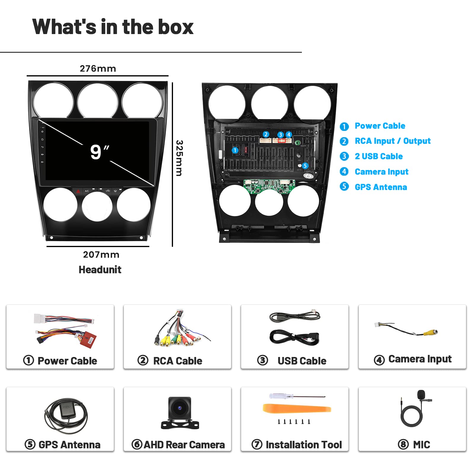 Android 13 Car Stereo for Mazda 6 Atenza 2004-2014 - 9