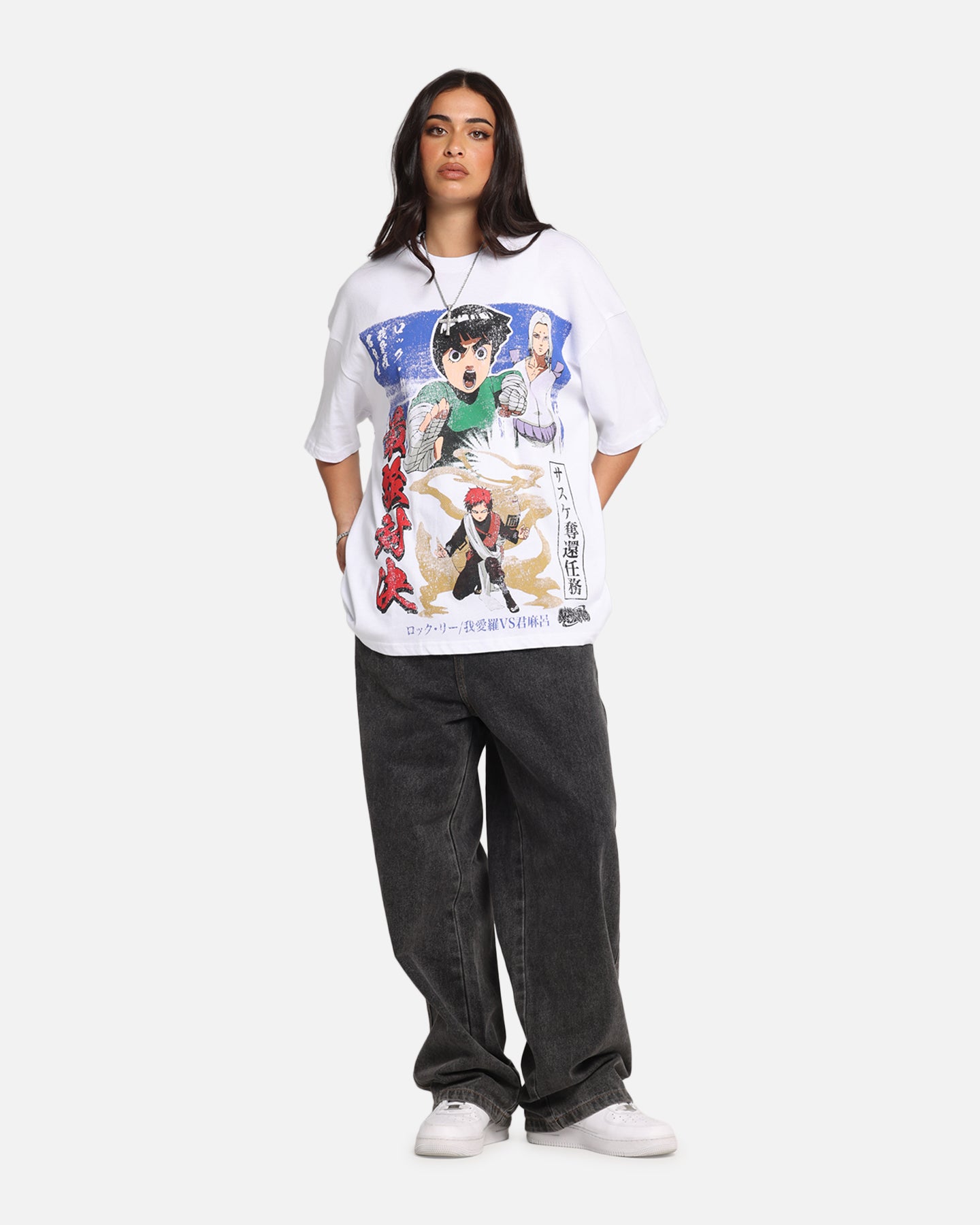 Naruto Kimimaro Vintage Anime T-Shirt - White Cotton Graphic Tee for Men & Women | Casual Wear, Cosplay, Anime Fan Gift