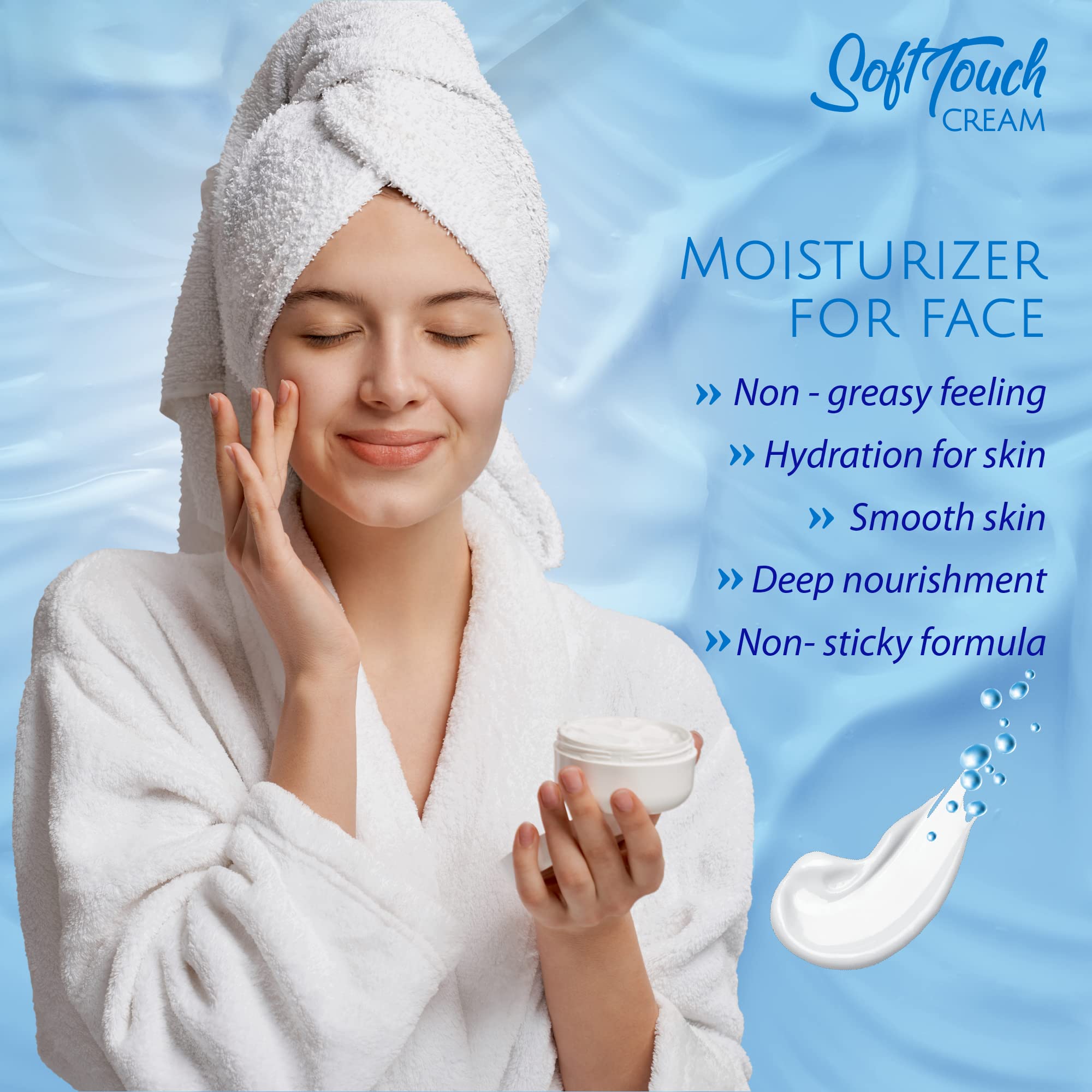 Yuthika Almond Body Lotion 300ml with Moisturizing Cream 100ml - Nourishing Dry Skin Care for Face, Hands & Body - Hydrating Winter Lotion with Non-Greasy Formula | Perfect for Daily Moisturizing, Cold Weather Protection & Nighttime Skin Repair