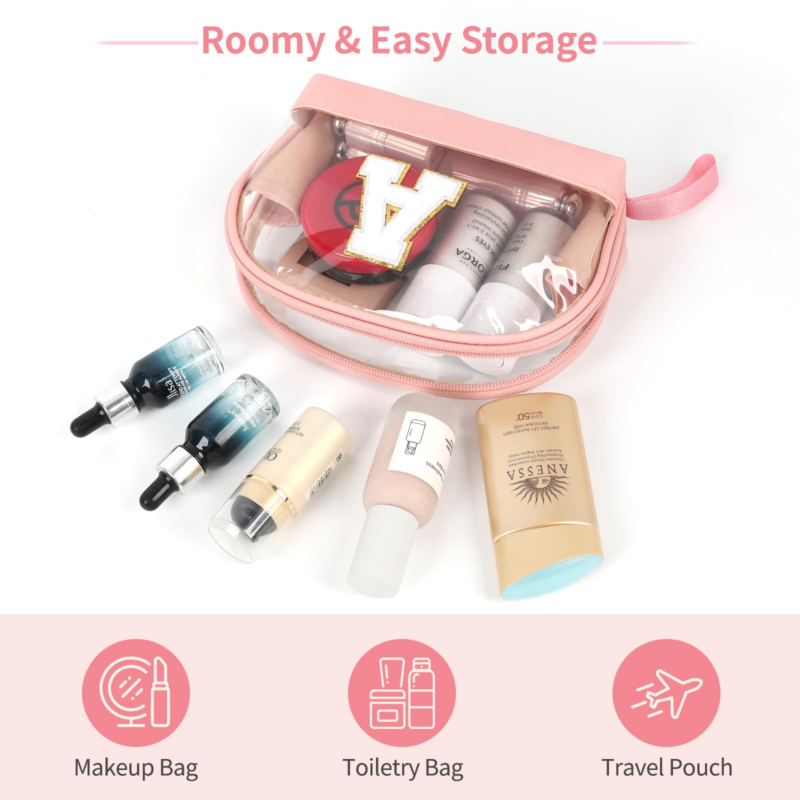 Cute Clear Makeup Bag 7