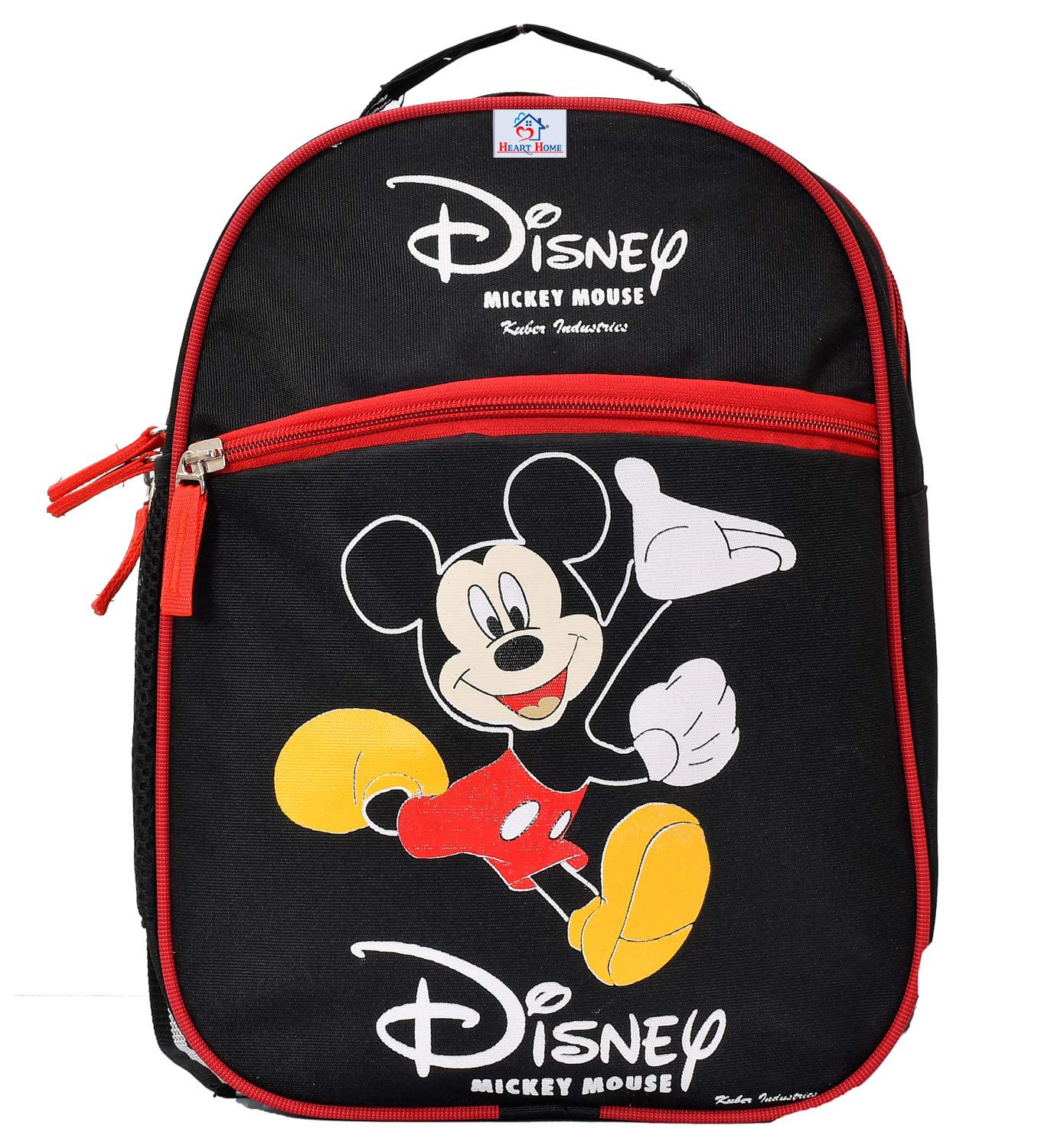 Mickey Mouse Print Lightweight Kids Backpack - Portable School Bag for Boys & Girls, Durable Bookbag for Daily Use, Travel & Outdoor Activities (Black) 54HH4176