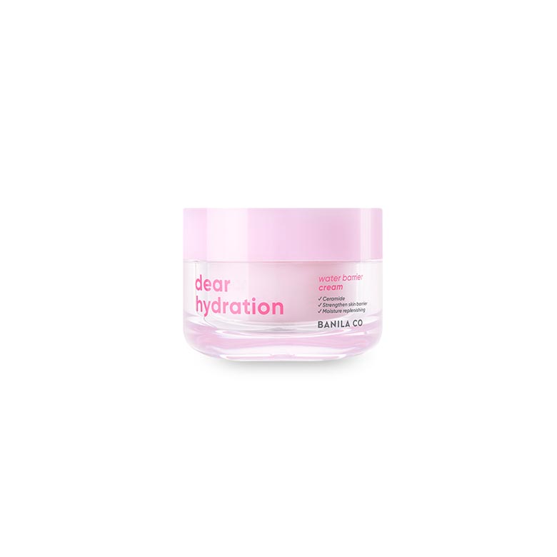 Banila Co Dear Hydration Water Barrier Cream 50ml - Hydrating Moisturizer for Dry Skin | Day & Night Face Cream for Women & Men | Perfect for Winter Skincare & Daily Hydration Routine