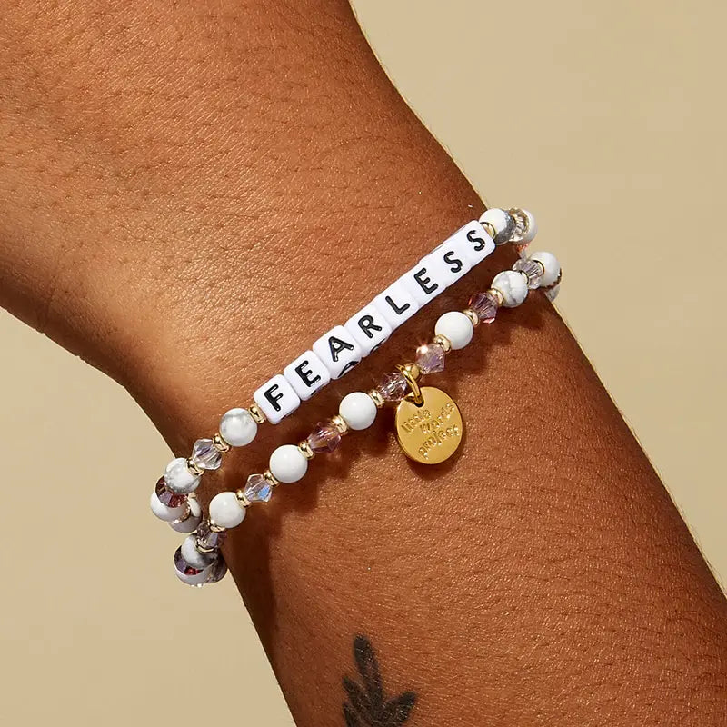 Fearless Bracelet for Women - Stylish Adjustable Bangle for Everyday Wear | Motivational Jewelry Gift for Her | Perfect for Work, Travel & Special Occasions
