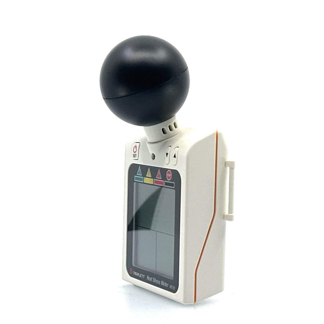 HS10 Heat Stress WBGT (Wet Bulb Globe Temperature) Meter - Professional Outdoor Work & Sports Safety Monitor for Construction, Military, and Athletes