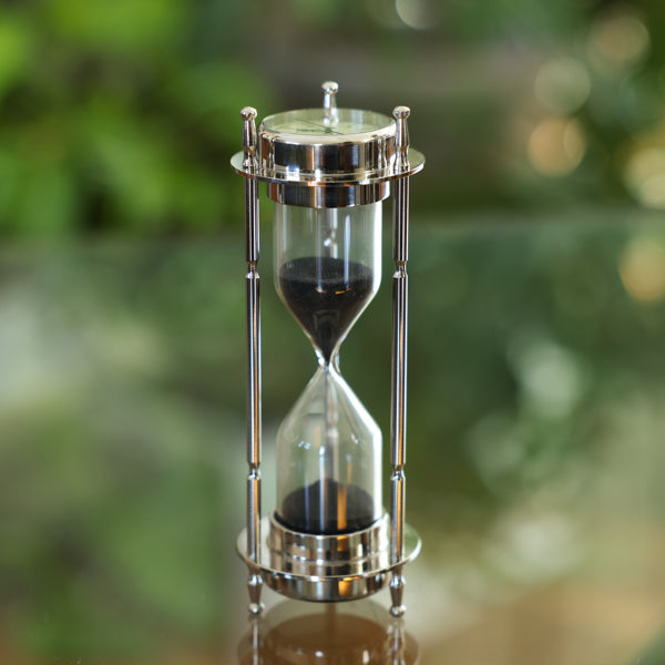 1 or 2 Minute Sand Timer with Compass - Perfect for Board Games, Cooking, Workouts & Classroom Activities