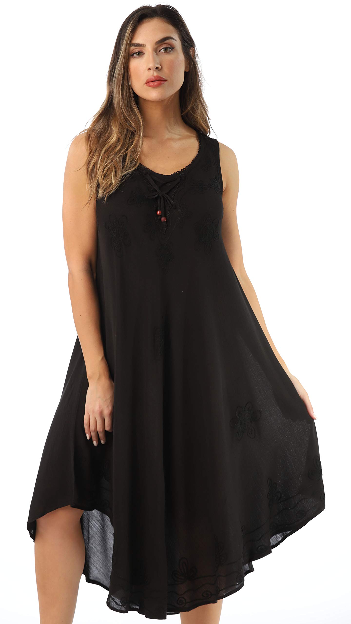 Tie Dye Summer Dress - Beach Cover Up for Women, Pool & Vacation
