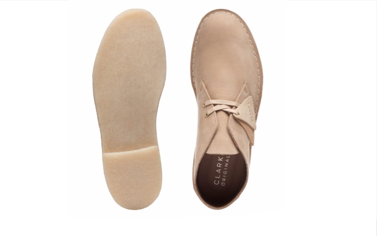 Clarks Men's Desert Boot - Classic Suede Chukka Boots for Casual & Smart Wear | Comfortable & Stylish Footwear for Everyday Use, Office & Outings