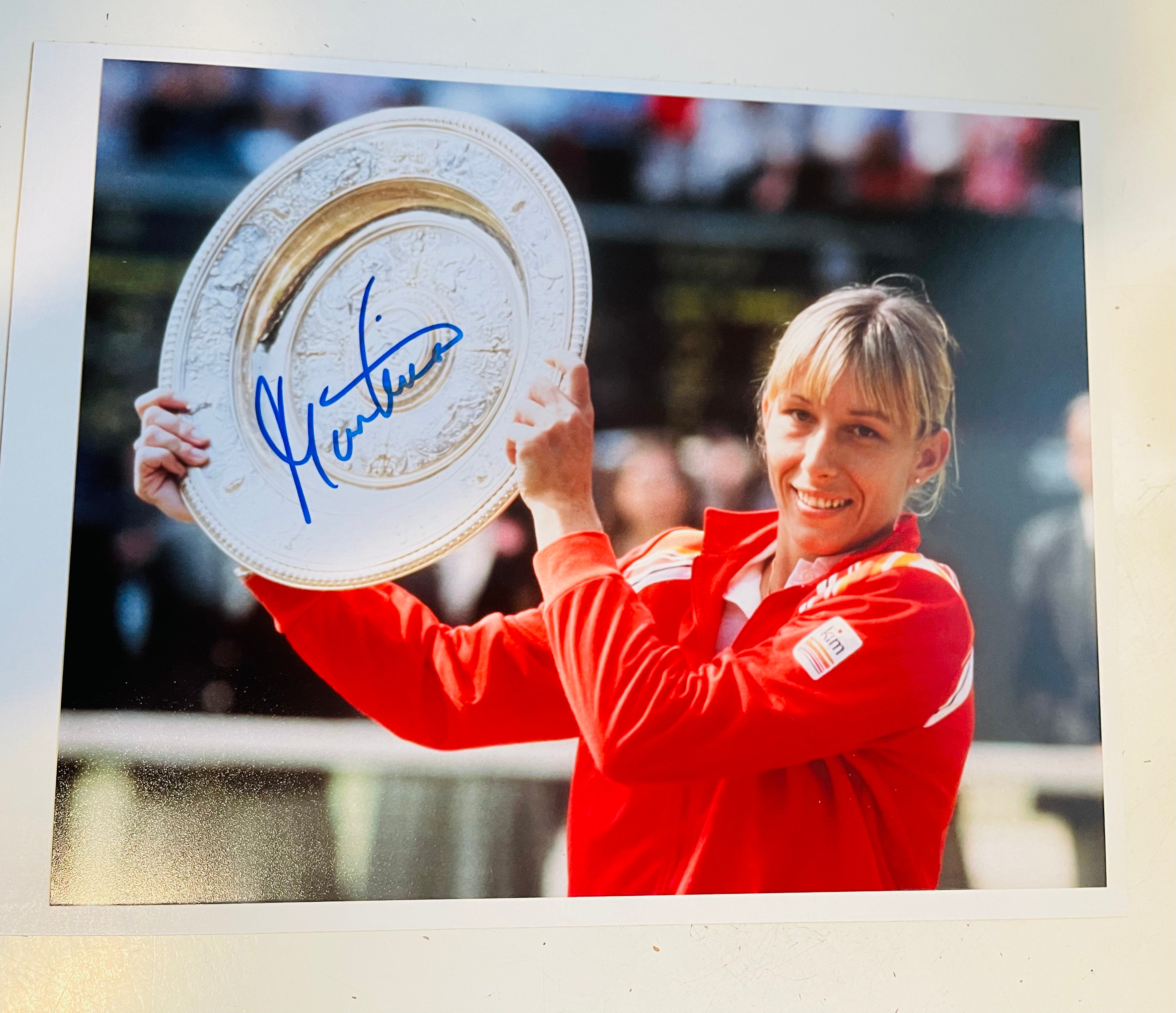 Martina Navratilova Signed Tennis Memorabilia - Rare Autograph with COA - Perfect for Tennis Fans & Sports Collectors - Great Gift for Wimbledon Enthusiasts