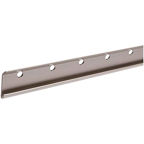 48-Inch Nickel Finish Closet Hang Rail - Heavy Duty Closet Organizer for Clothes, Scarves, and Accessories - Perfect for Bedroom, Walk-In Closet, and Laundry Room Organization