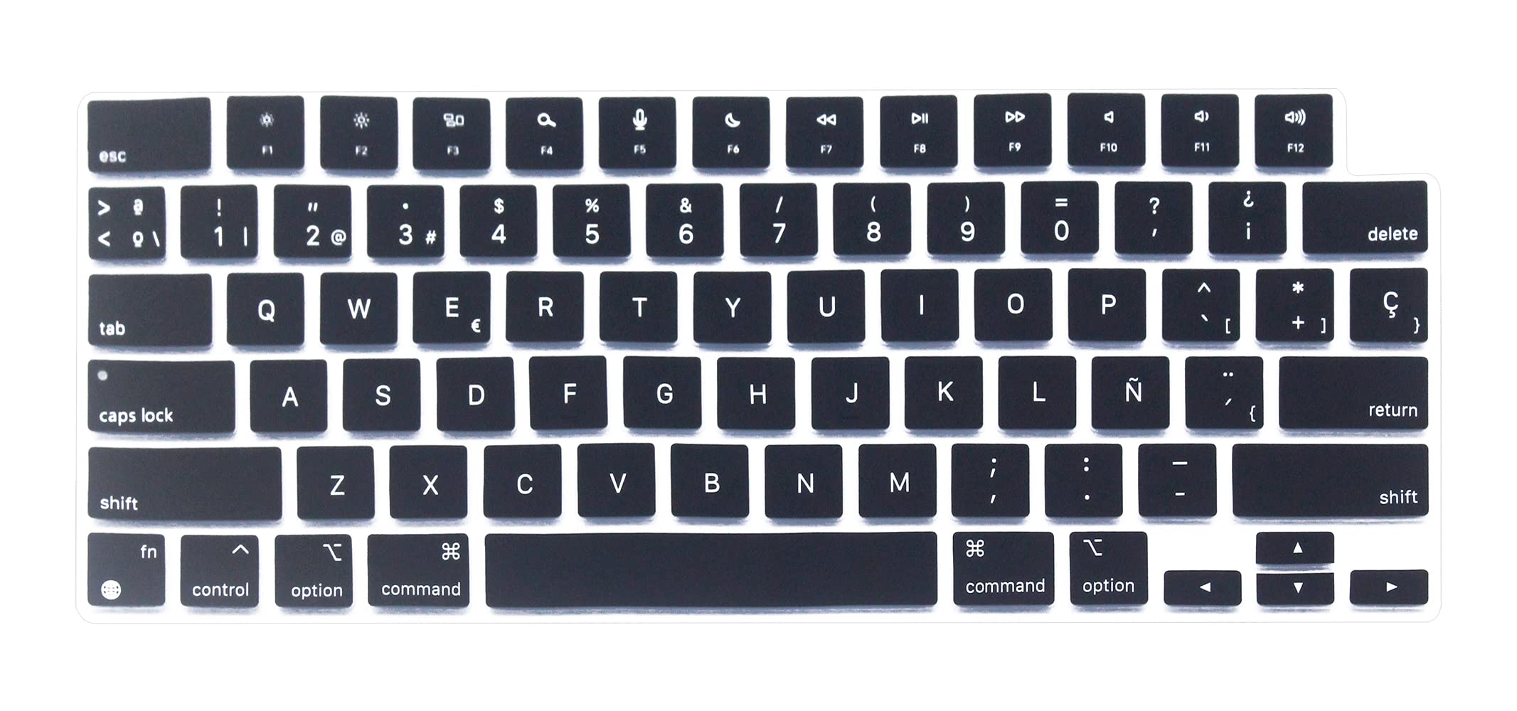 Spanish Language Keyboard Skin for MacBook Air 15