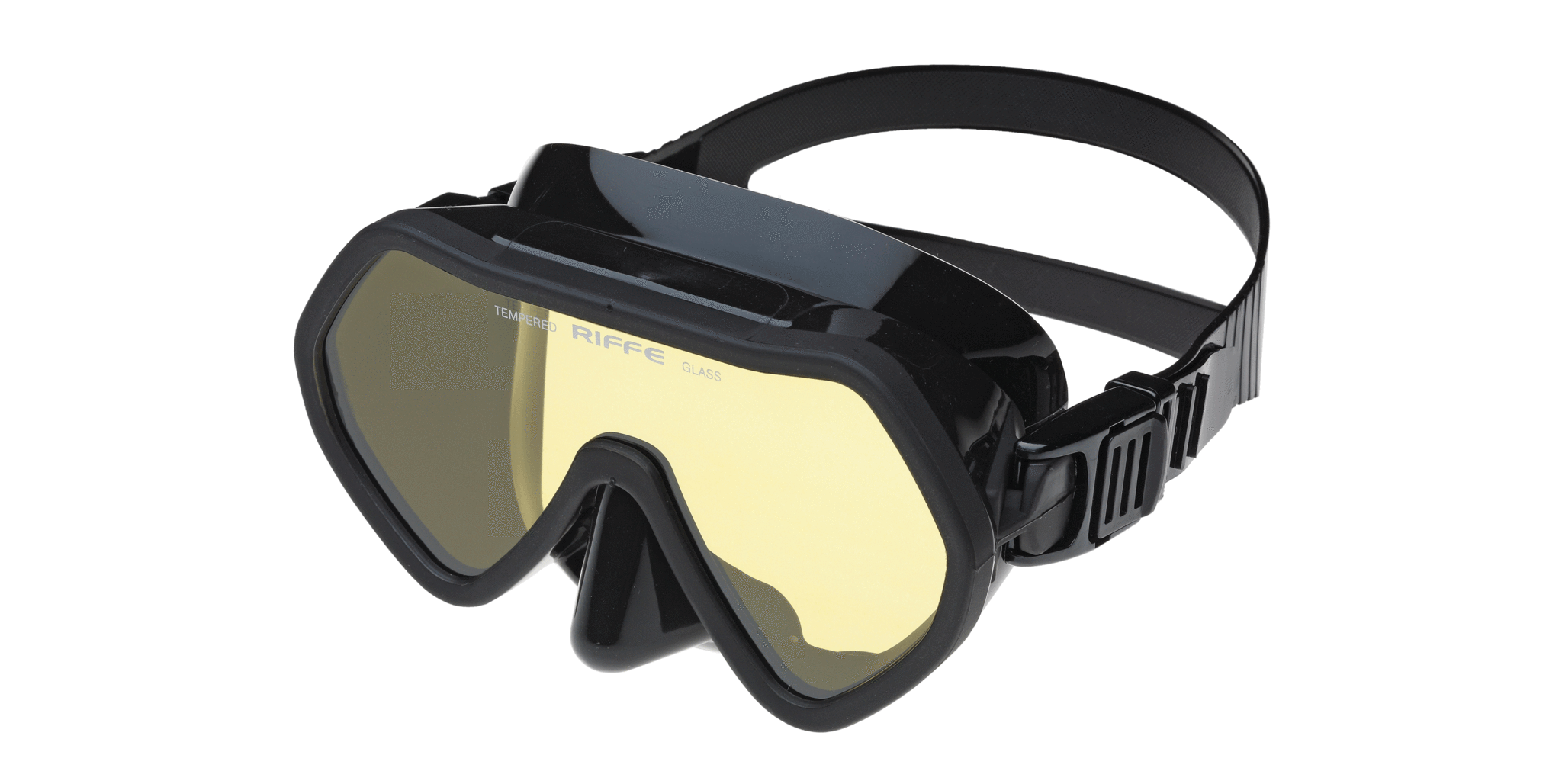 Riffe Frameless Dive Mask - Premium Scuba Diving Mask for Snorkeling & Spearfishing - Comfortable Low Volume Design for Clear Underwater Vision - Perfect for Ocean Adventures & Marine Exploration