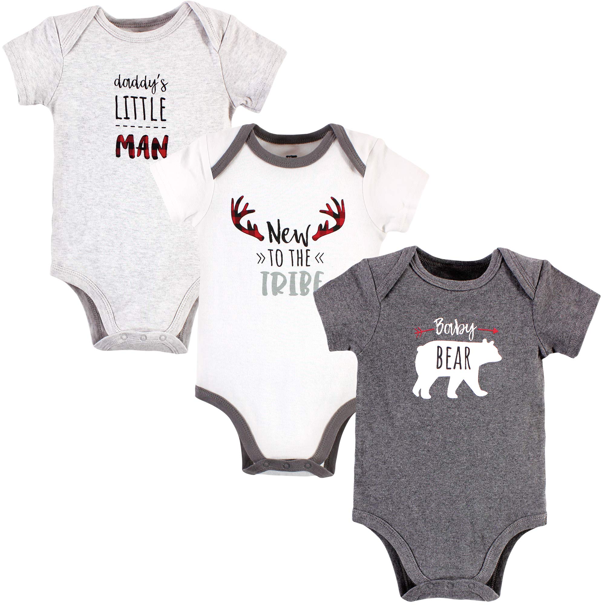 Hudson Baby Cotton Bodysuits - Soft Unisex Onesies for Newborns