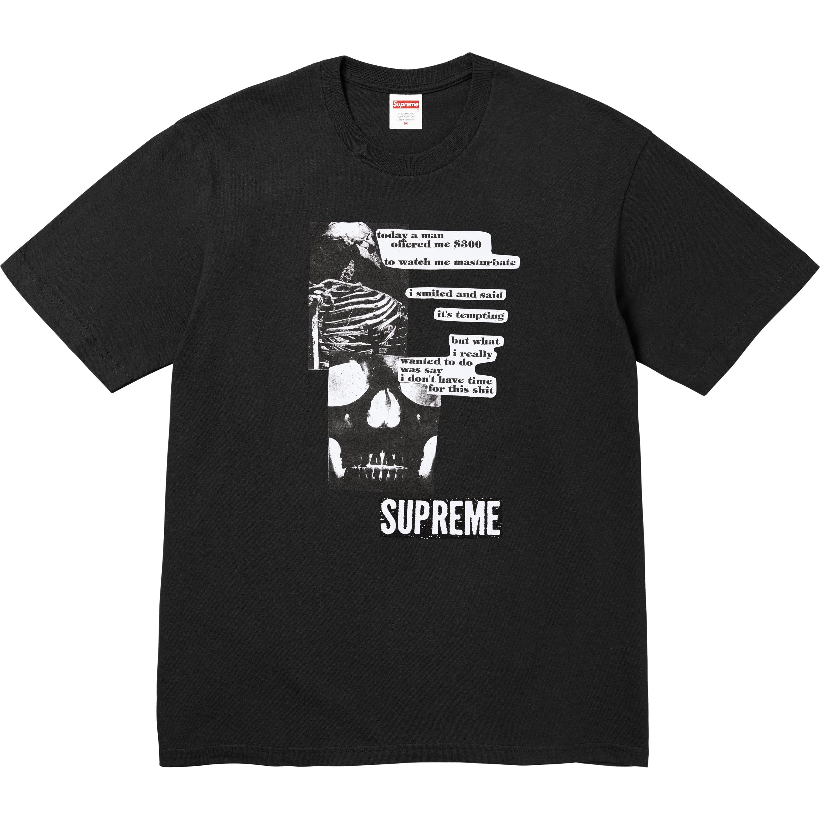 SUPREME 25SS ANATOMY T-Shirt - Men's Graphic Tee with Unique Skeleton Print - Perfect for Streetwear, Casual Outfits & Urban Fashion