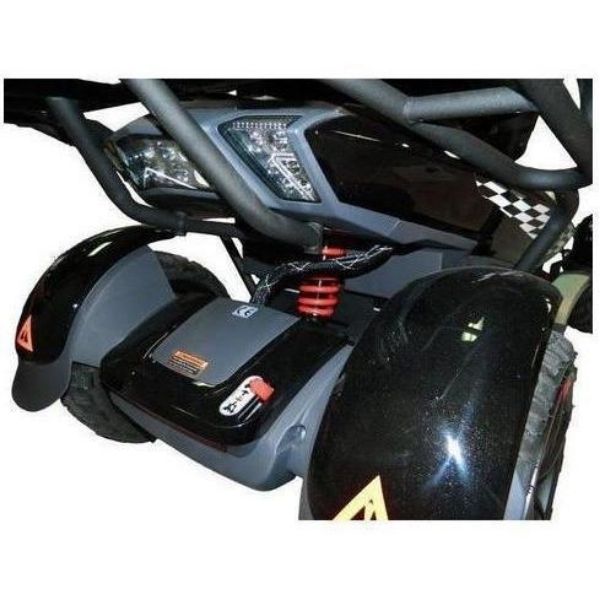 EV Rider Vita Monster 4 Wheel Mobility Scooter - Heartway S12X Electric Powerchair for Adults & Seniors | Indoor & Outdoor Use, Shopping, Travel, Park Rides