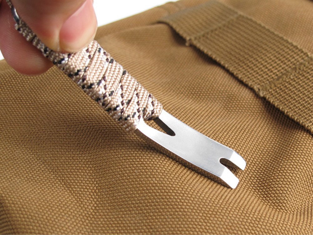 4PCS Stainless Steel Mini Pry Bar Set - Multi-Purpose EDC Tools for Camping & Survival