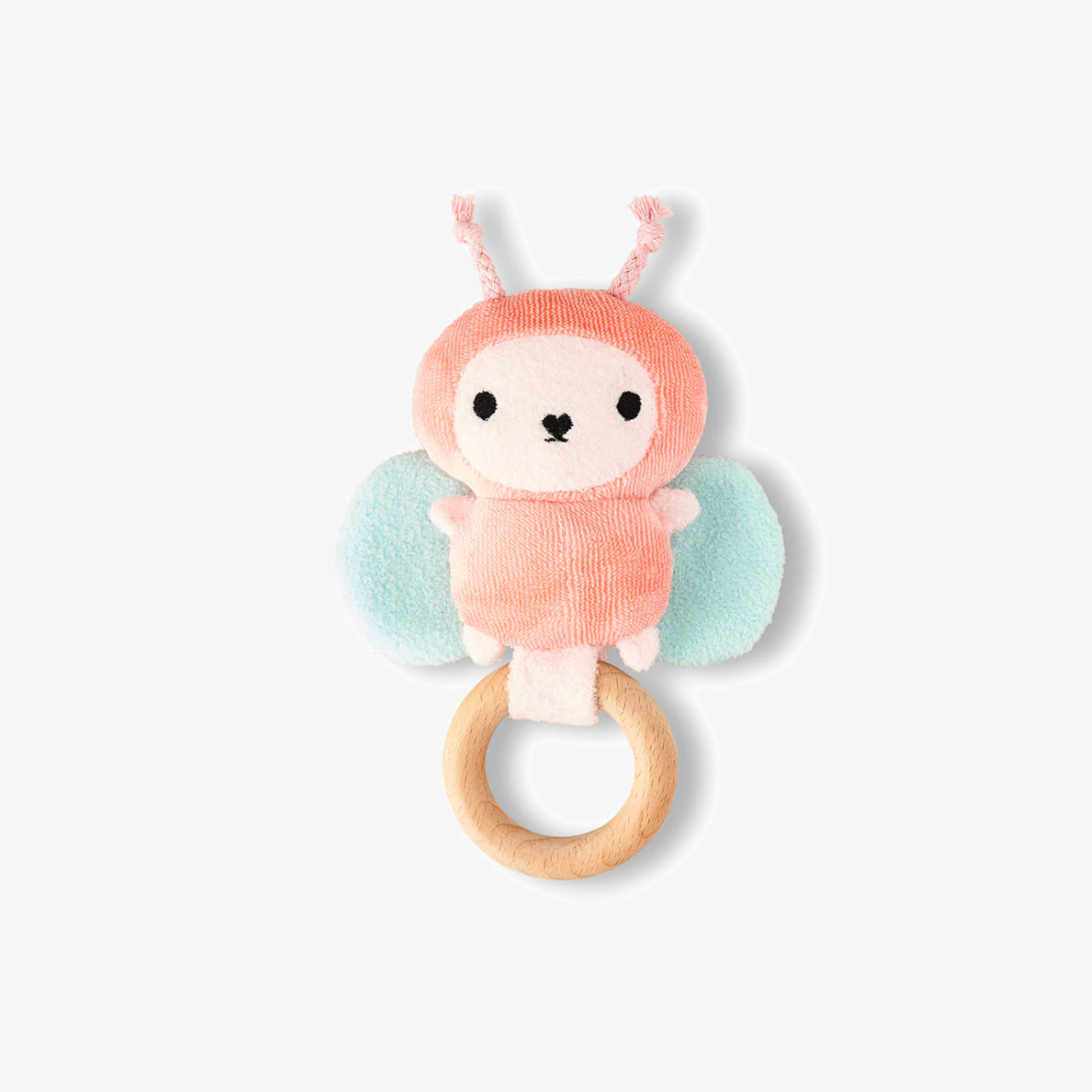 Ricebutter Baby Rattle Toy - Safe & Soft Teething Rattle for Infants & Toddlers - Perfect for Early Learning, Sensory Play & Soothing Teething Pain