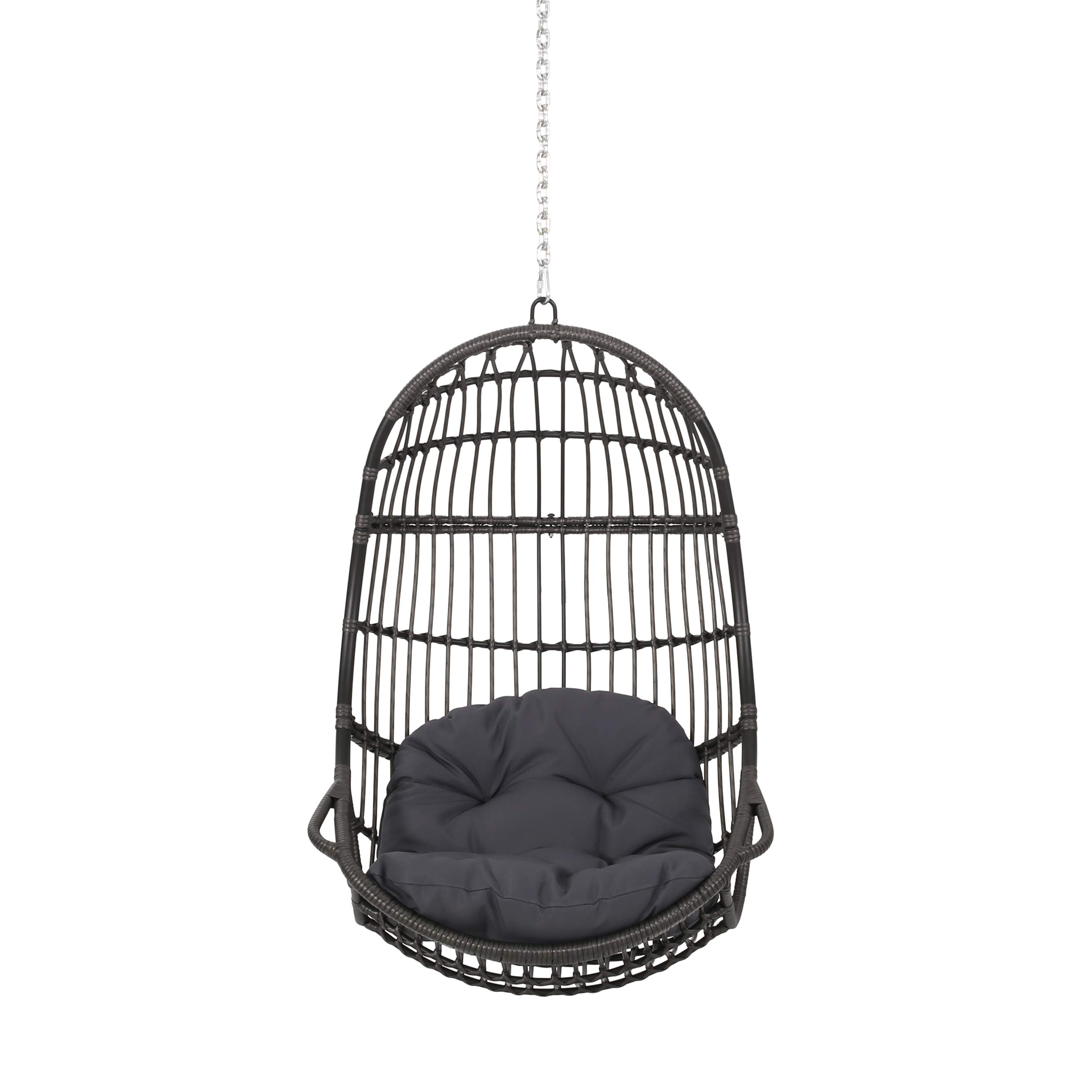 Christopher Knight Home Gray & Dark Gray Hammock Swing - Perfect for Backyard Relaxation, Porch Lounging & Outdoor Comfort