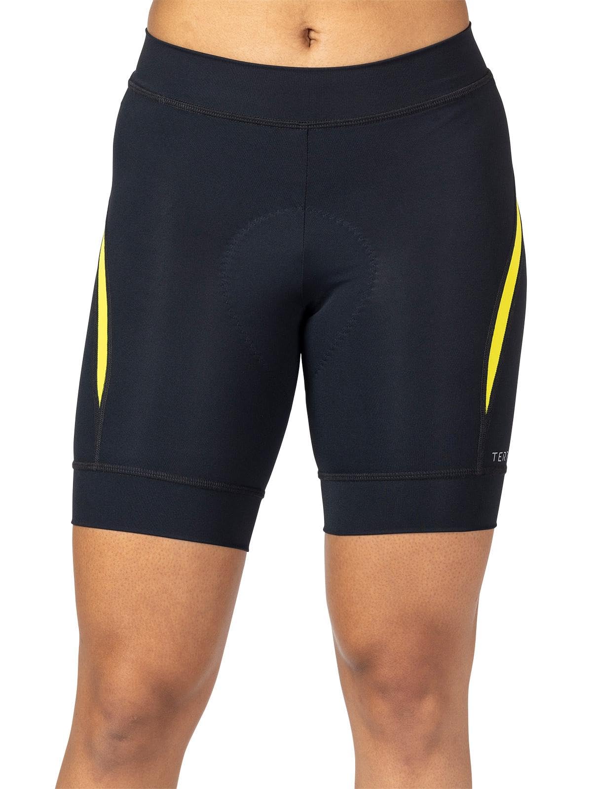 High-Visibility Terry Bike Shorts for Women - Padded Cycling Shorts with Chamois for Comfort & Safety | Perfect for Road Biking, Commuting & Outdoor Sports