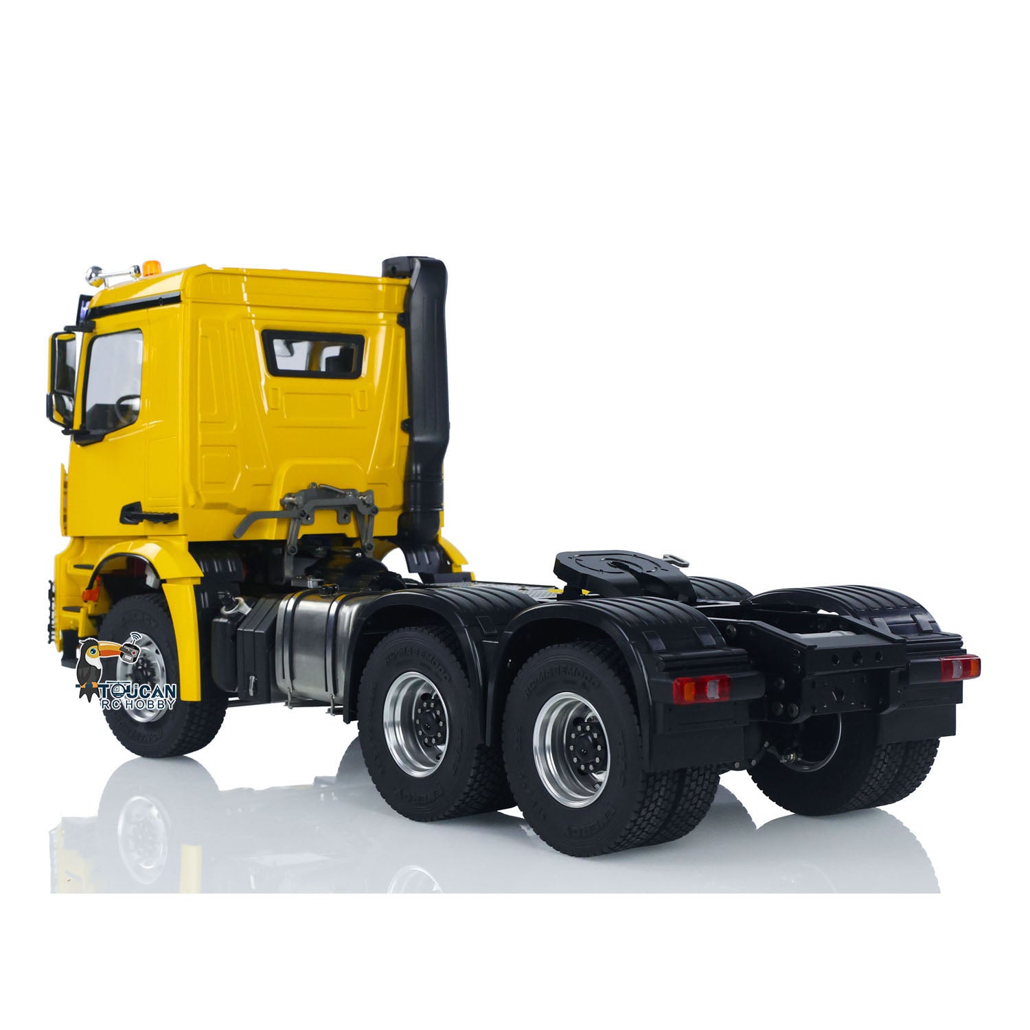 1/14 Scale RC Tractor Truck B3363 - 6WD Metal Chassis, 2-Speed Gearbox, No Lock Differential Axles - Ready-to-Run (RTR) Remote Control Model Car with Battery - Fast Free Shipping - Perfect for Off-Road Racing, Construction Site Play, and TAMIYA RC Enthusiasts