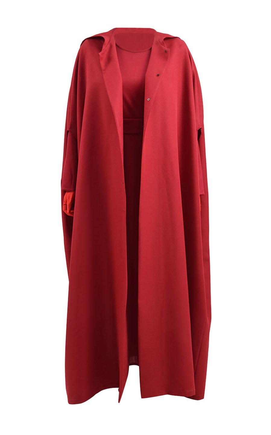 The Handmaid's Tale Offred Red Costume Set - Women's TV Series Inspired Dress, Cloak & Head Cover (Custom-Made) | Halloween Cosplay, Book Club Events, Themed Parties