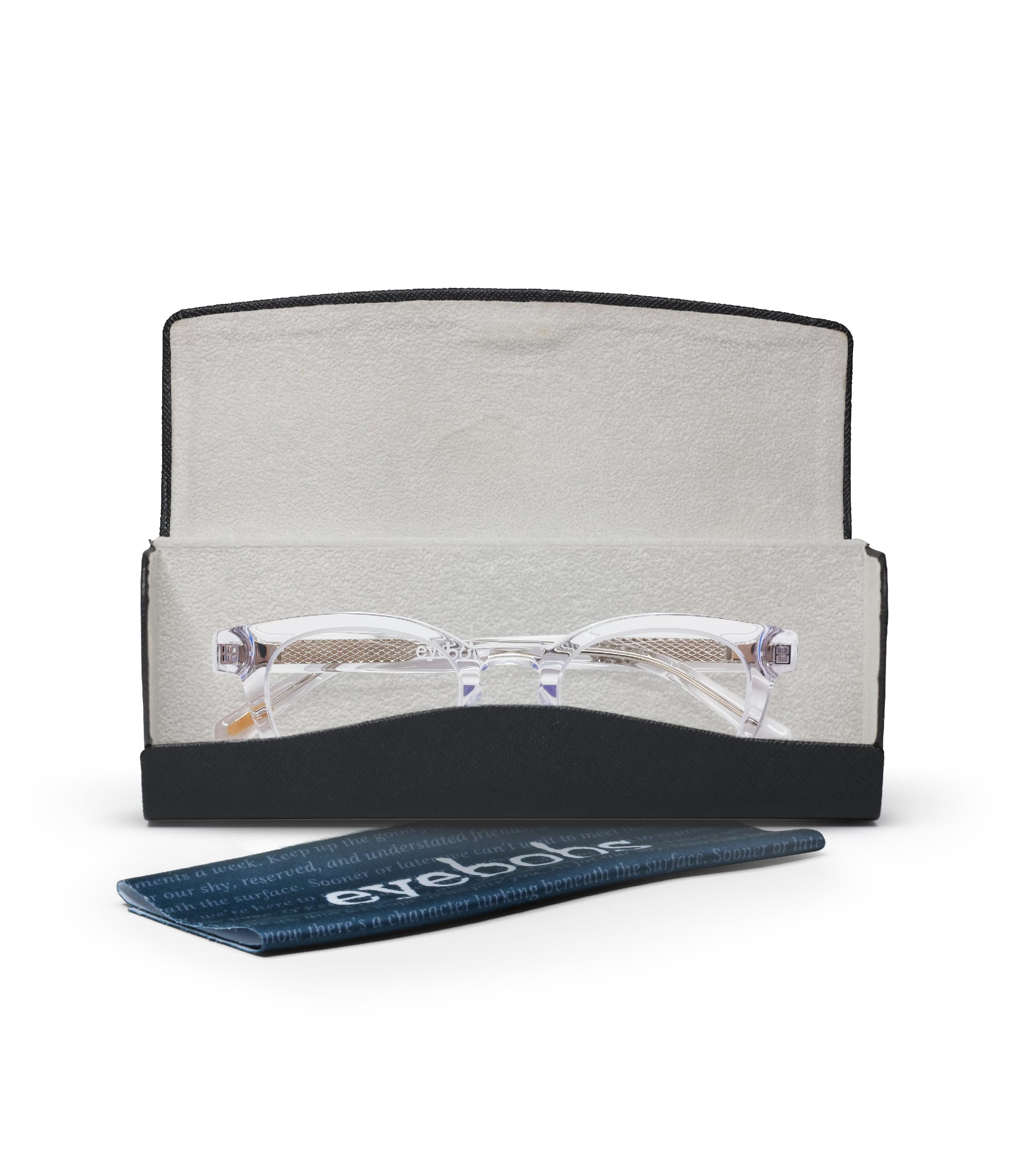 eyebobs Blue Light Blocking Reading Glasses for Men & Women - Premium Computer Eyewear with Waylaid Frame | Reduce Eye Strain for Office Work, Gaming & Screen Time